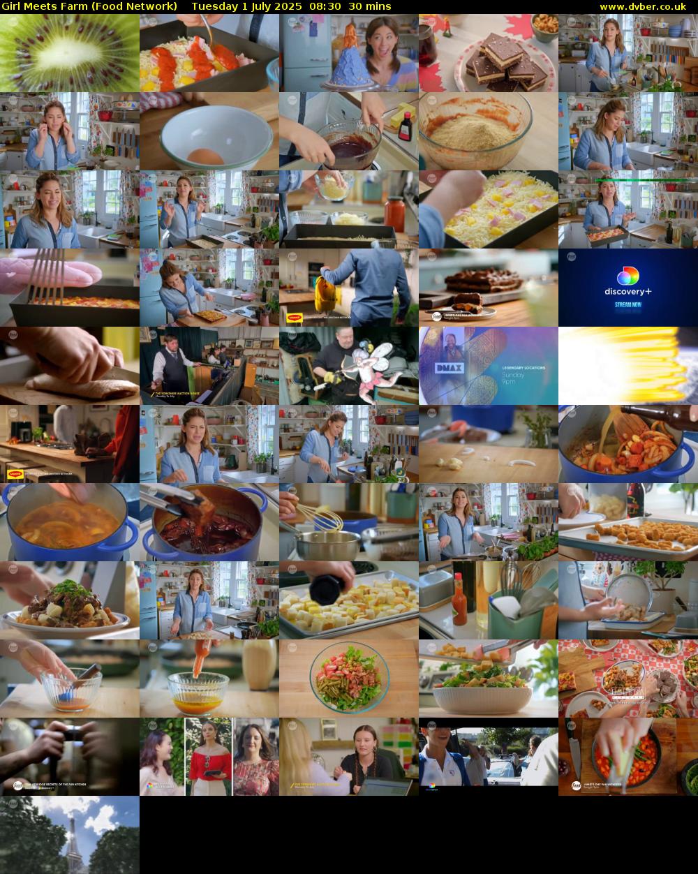 Girl Meets Farm (Food Network) Tuesday 1 July 2025 08:30 - 09:00