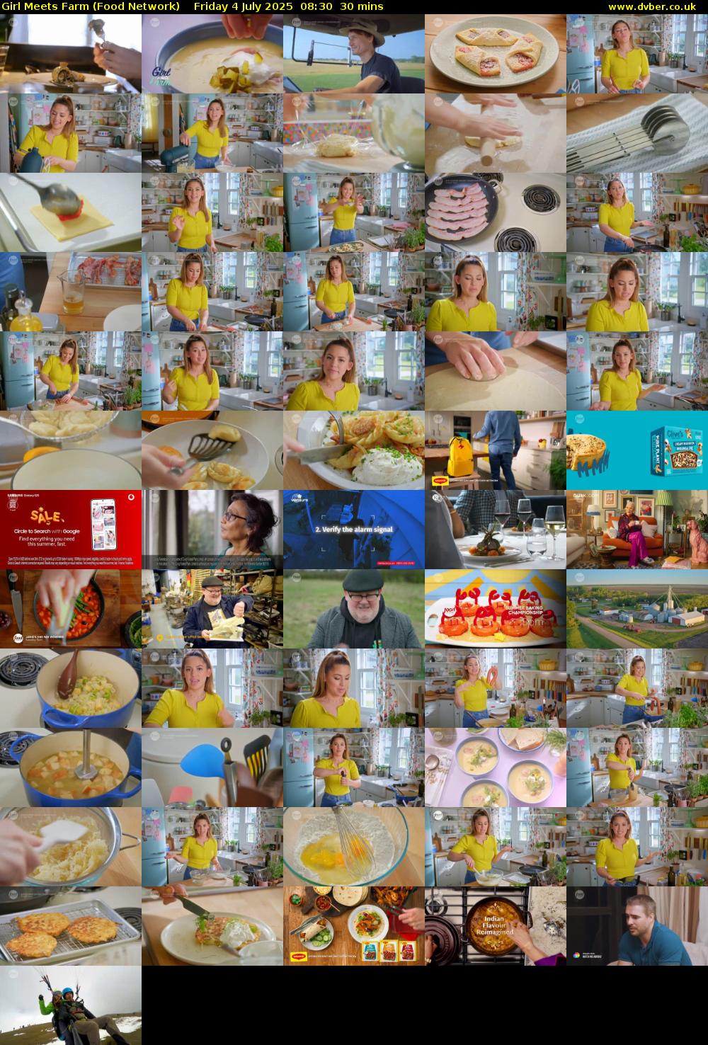 Girl Meets Farm (Food Network) Friday 4 July 2025 08:30 - 09:00