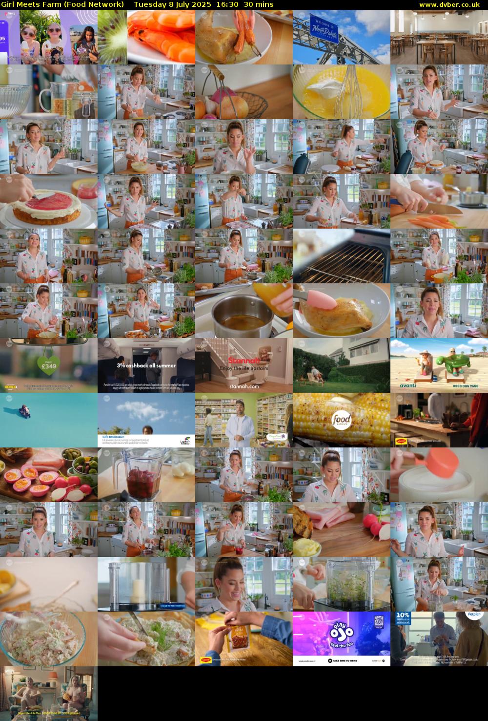Girl Meets Farm (Food Network) Tuesday 8 July 2025 16:30 - 17:00