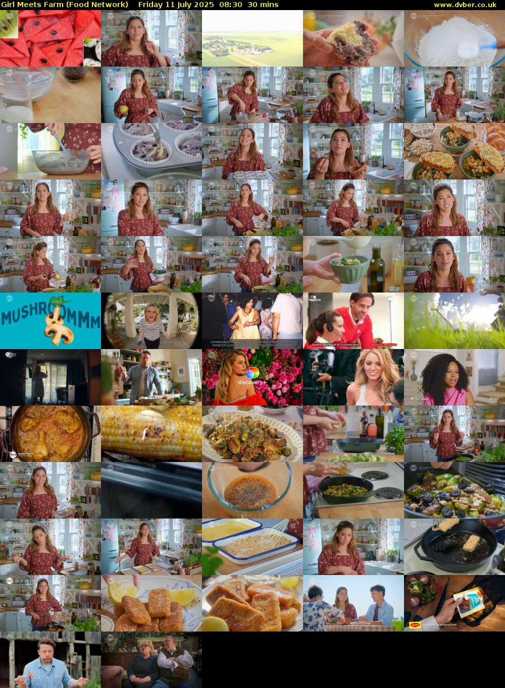 Girl Meets Farm (Food Network) Friday 11 July 2025 08:30 - 09:00
