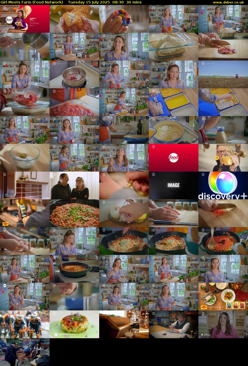 Girl Meets Farm (Food Network) Tuesday 15 July 2025 08:30 - 09:00