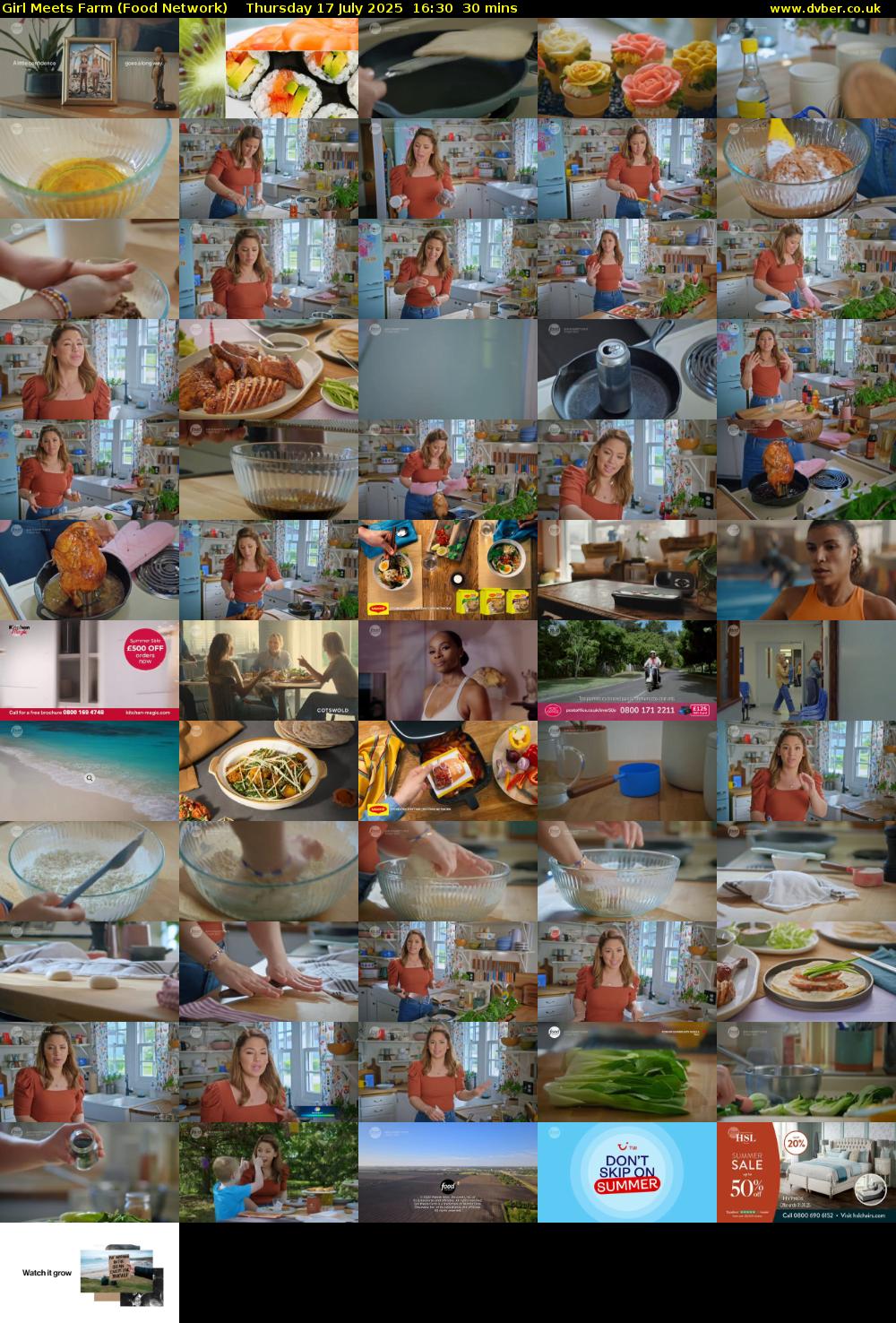 Girl Meets Farm (Food Network) Thursday 17 July 2025 16:30 - 17:00