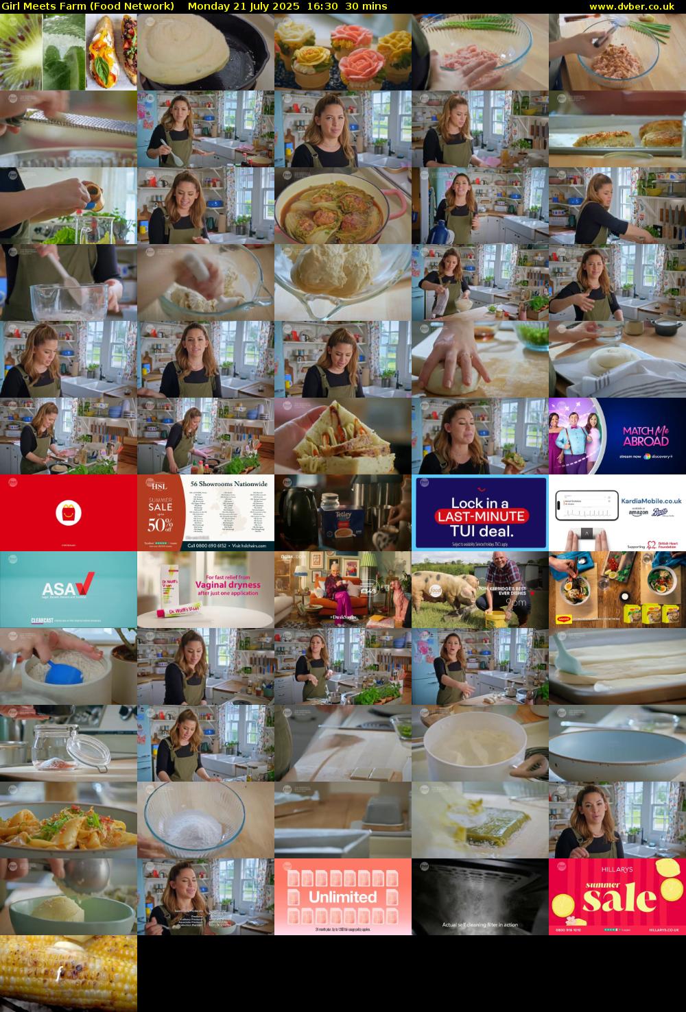 Girl Meets Farm (Food Network) Monday 21 July 2025 16:30 - 17:00