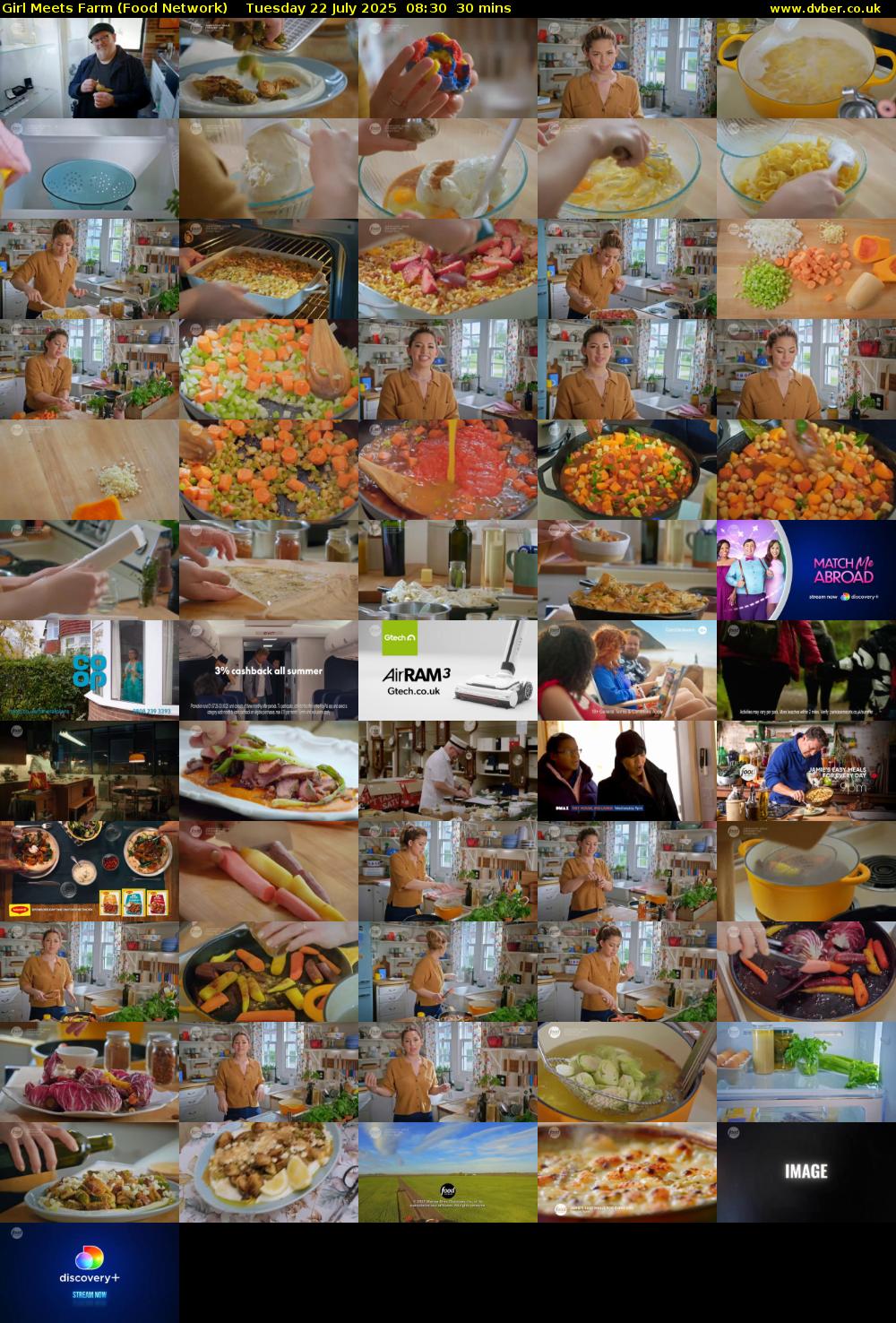 Girl Meets Farm (Food Network) Tuesday 22 July 2025 08:30 - 09:00