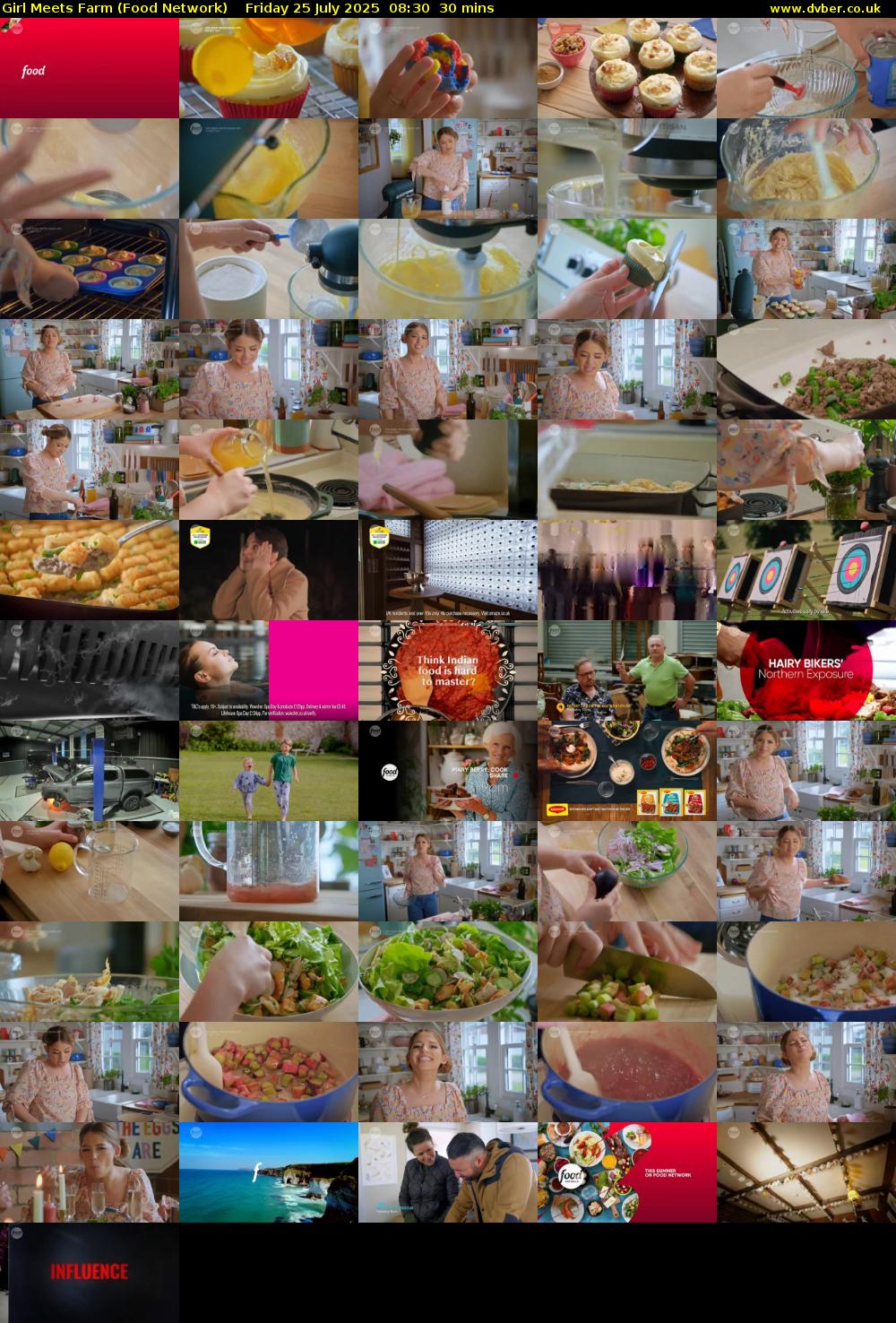 Girl Meets Farm (Food Network) Friday 25 July 2025 08:30 - 09:00