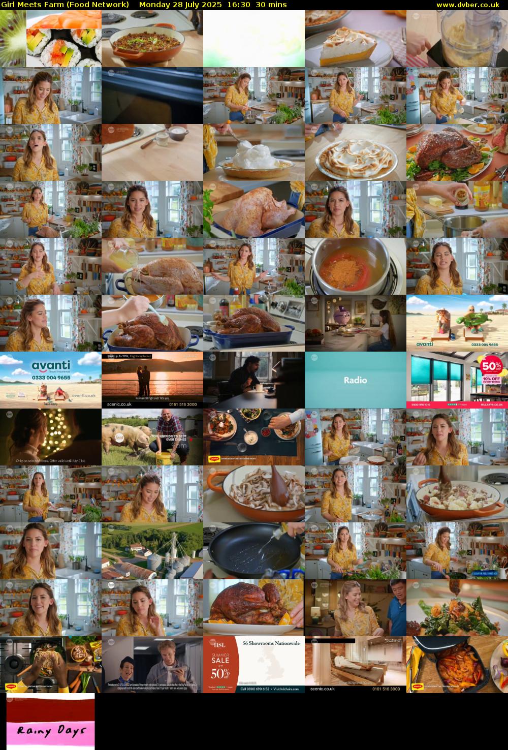 Girl Meets Farm (Food Network) Monday 28 July 2025 16:30 - 17:00