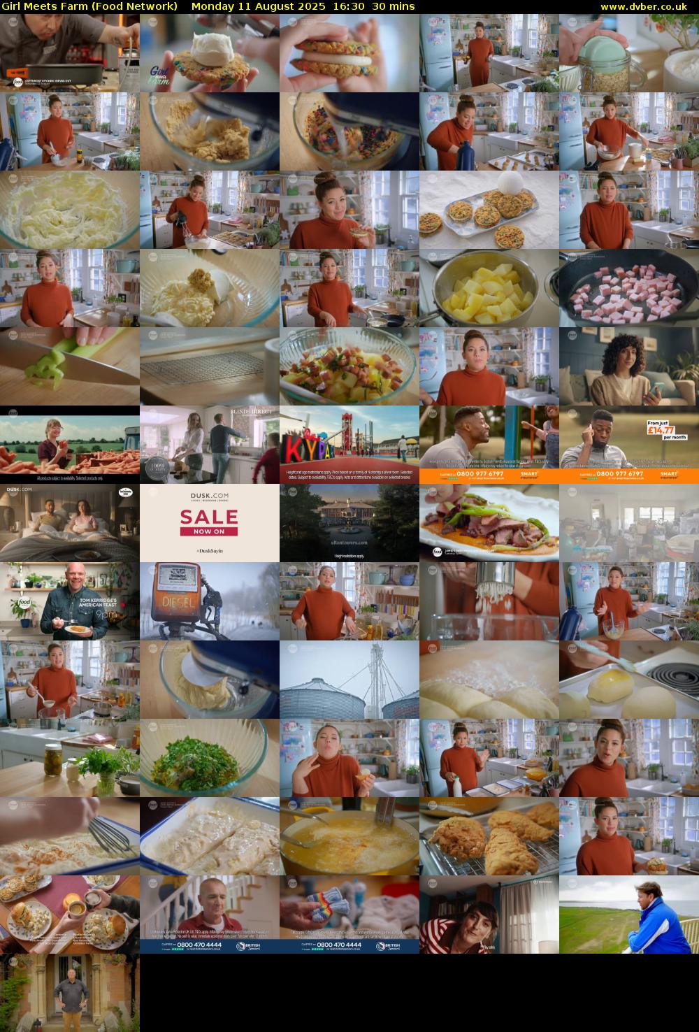 Girl Meets Farm (Food Network) Monday 11 August 2025 16:30 - 17:00