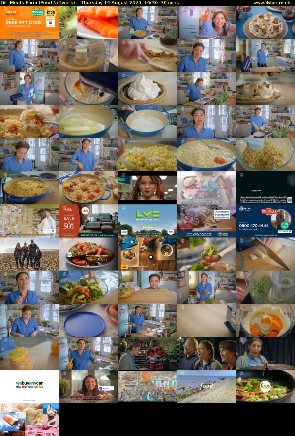 Girl Meets Farm (Food Network) Thursday 14 August 2025 16:30 - 17:00