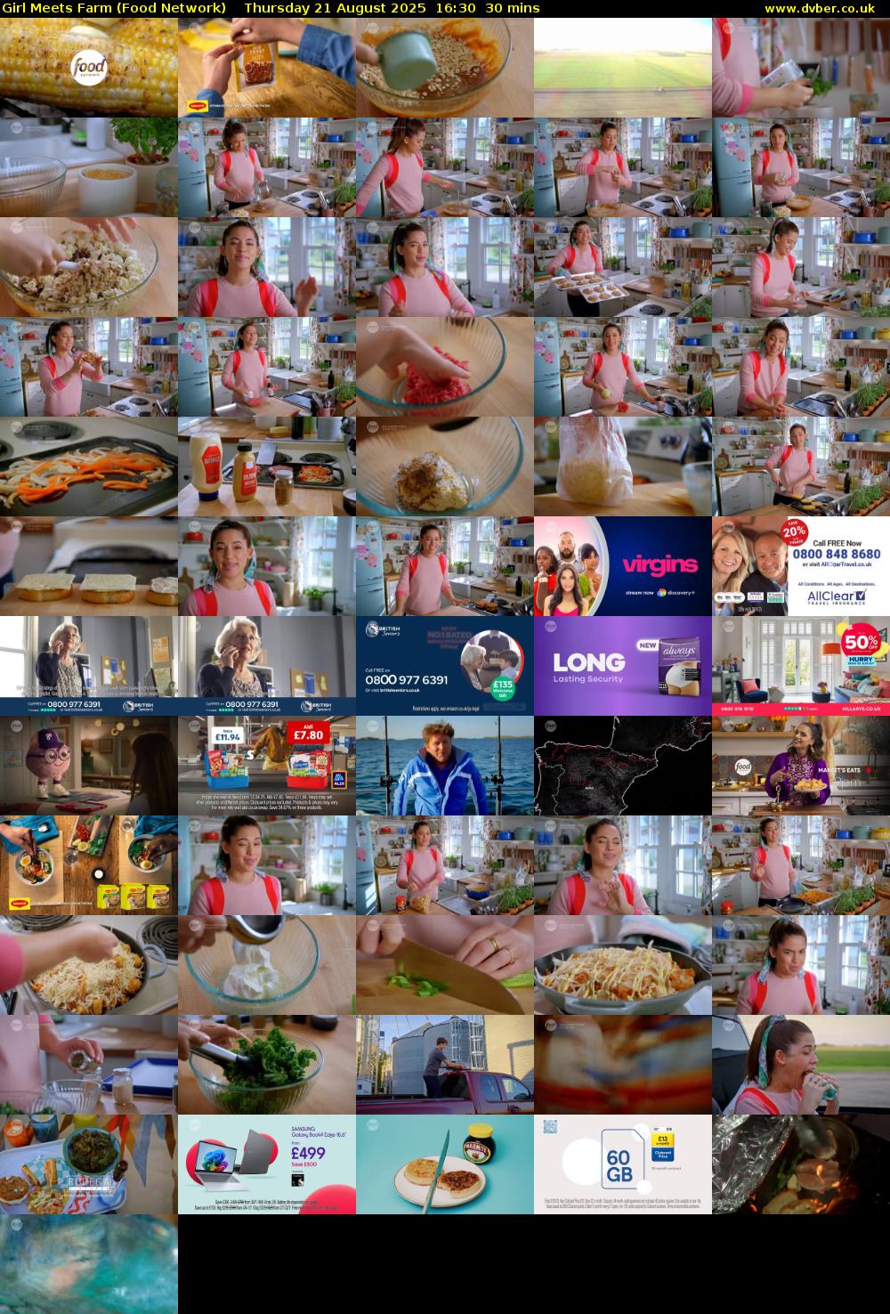 Girl Meets Farm (Food Network) Thursday 21 August 2025 16:30 - 17:00