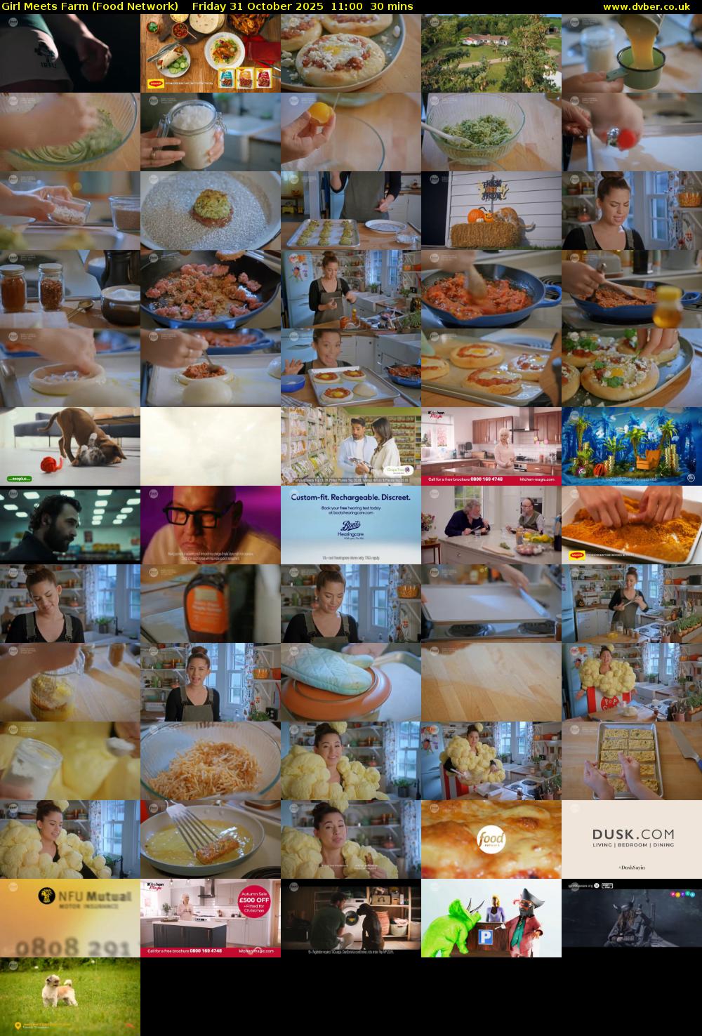 Girl Meets Farm (Food Network) Friday 31 October 2025 11:00 - 11:30