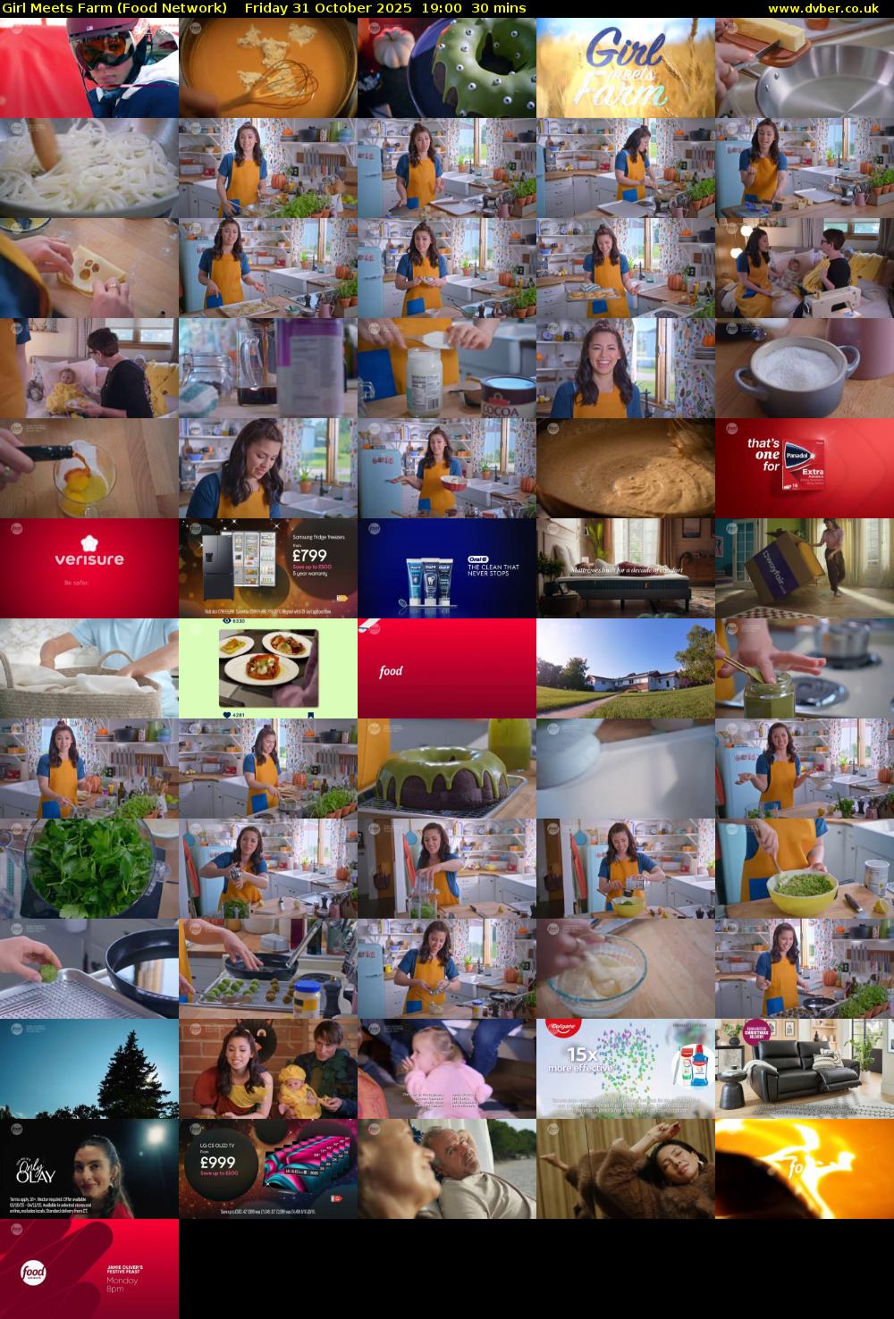 Girl Meets Farm (Food Network) Friday 31 October 2025 19:00 - 19:30