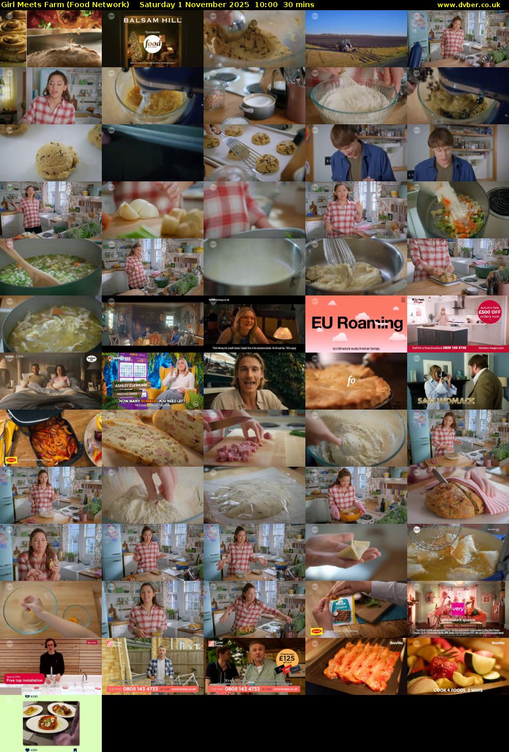 Girl Meets Farm (Food Network) Saturday 1 November 2025 10:00 - 10:30