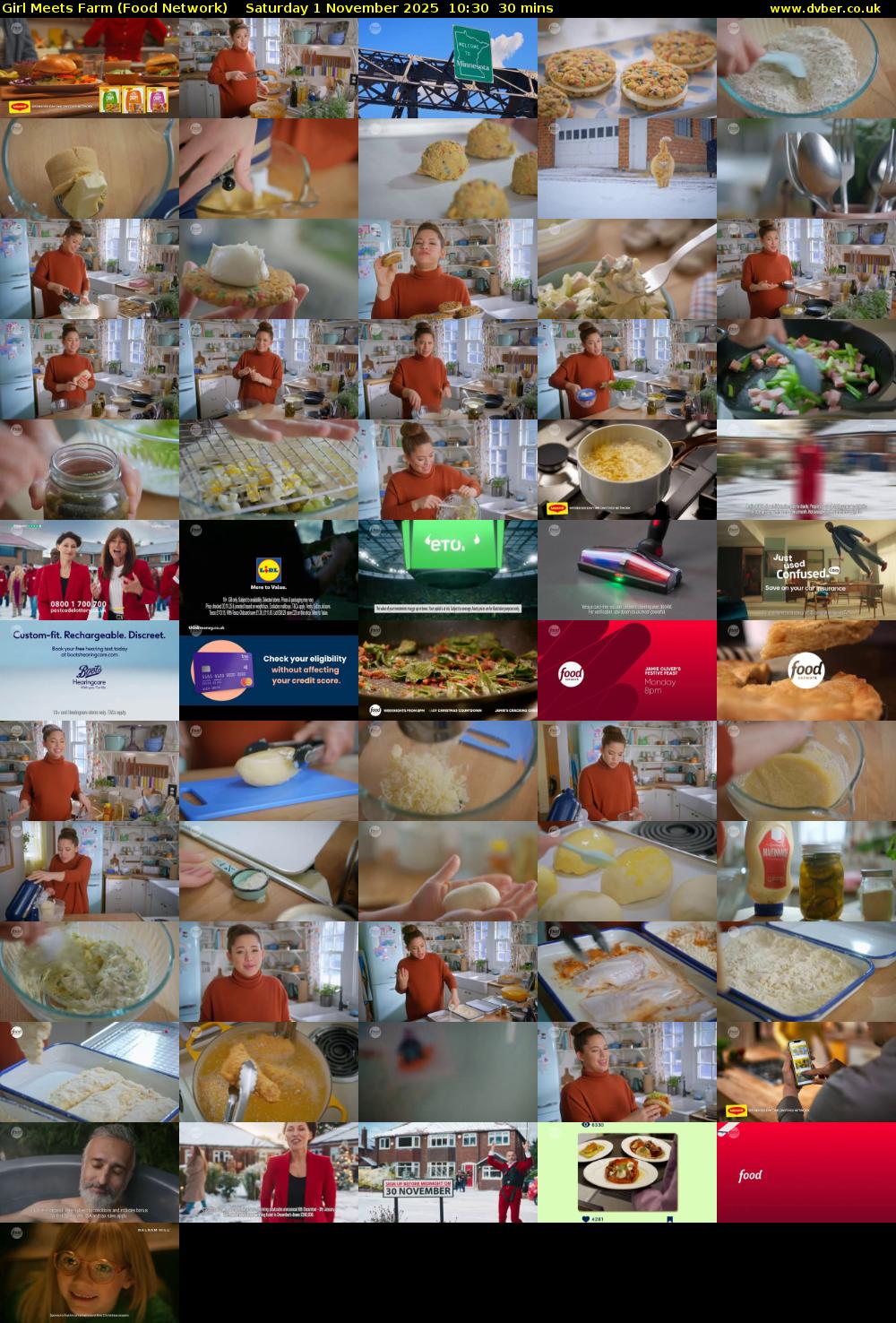 Girl Meets Farm (Food Network) Saturday 1 November 2025 10:30 - 11:00