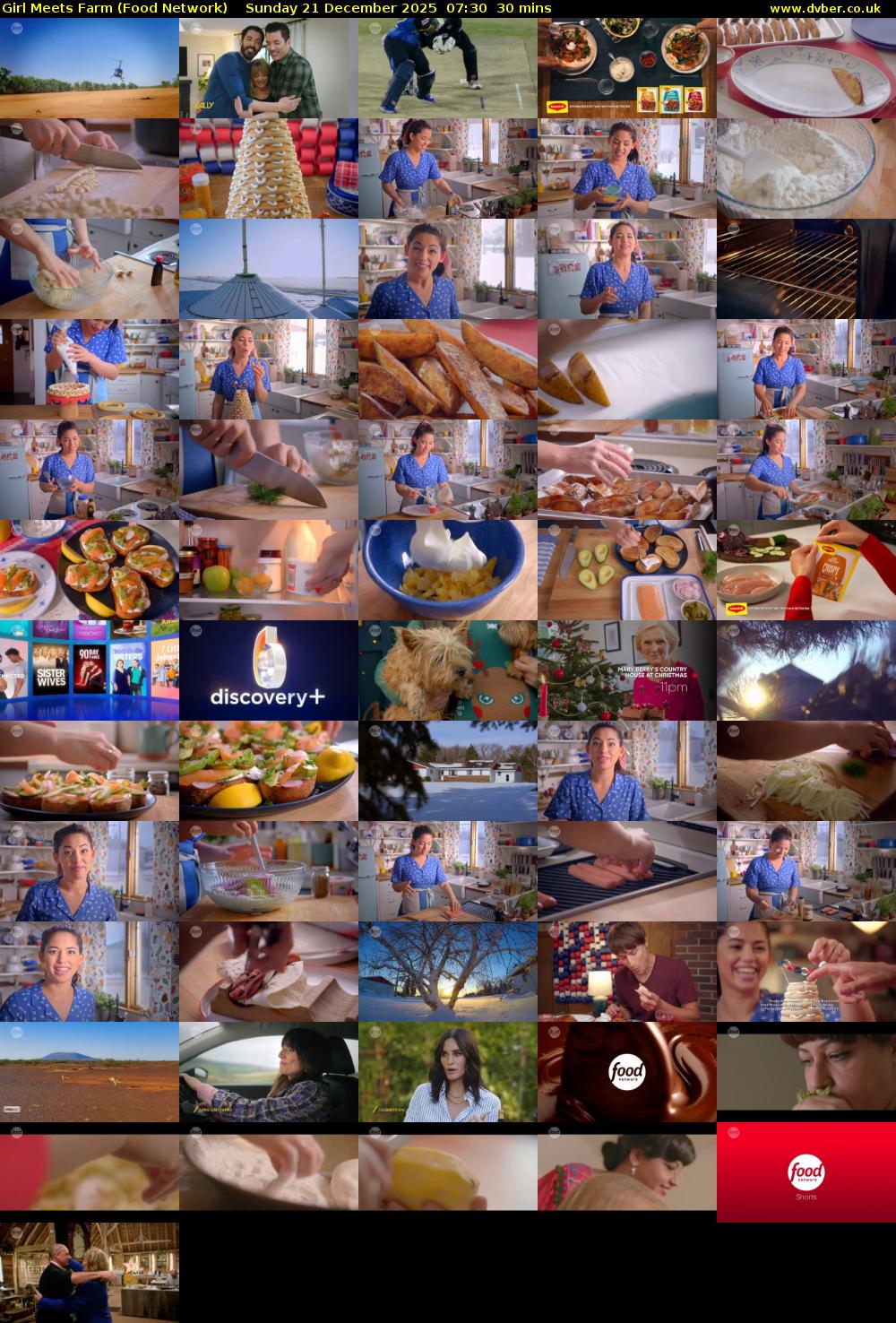 Girl Meets Farm (Food Network) Sunday 21 December 2025 07:30 - 08:00