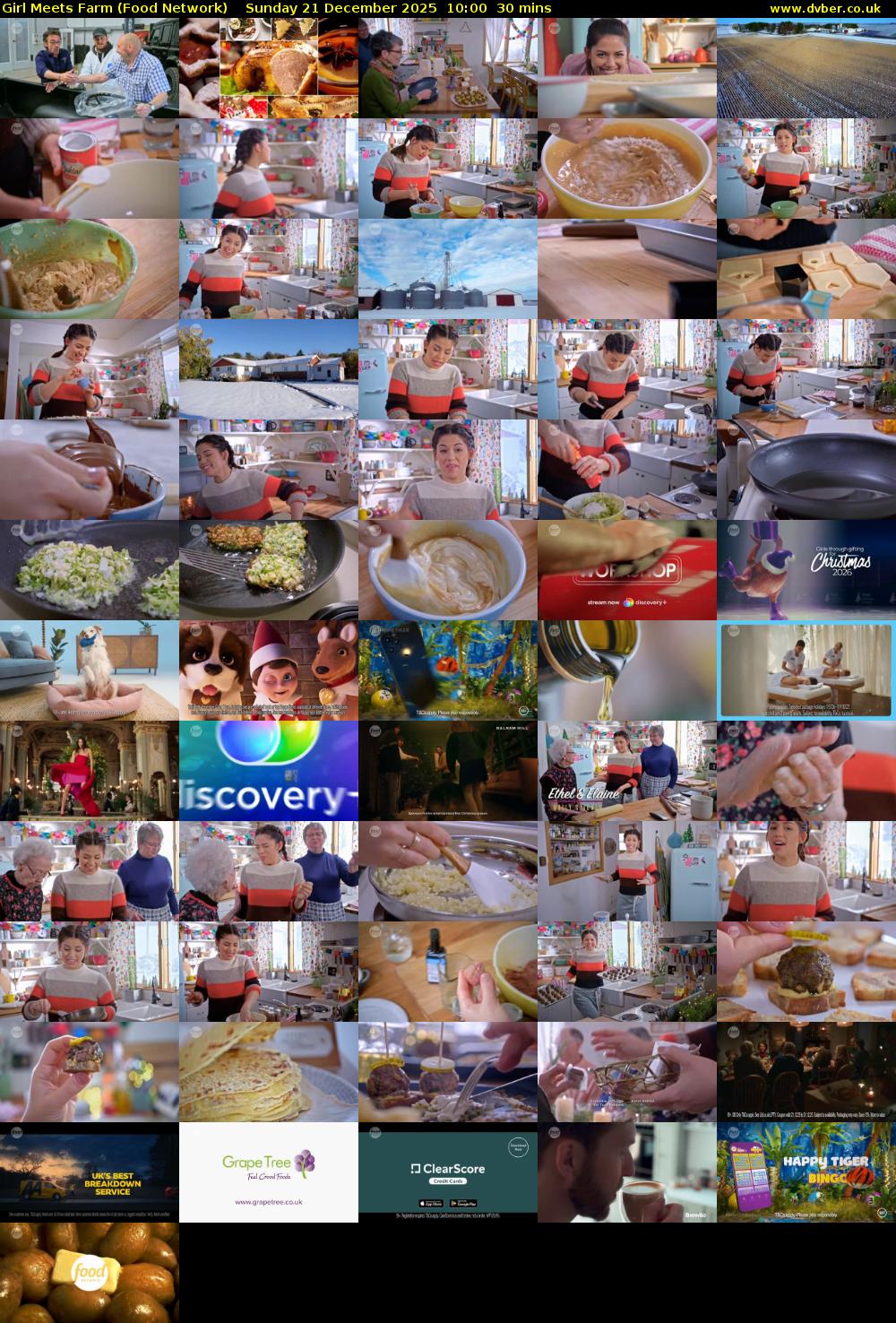 Girl Meets Farm (Food Network) Sunday 21 December 2025 10:00 - 10:30