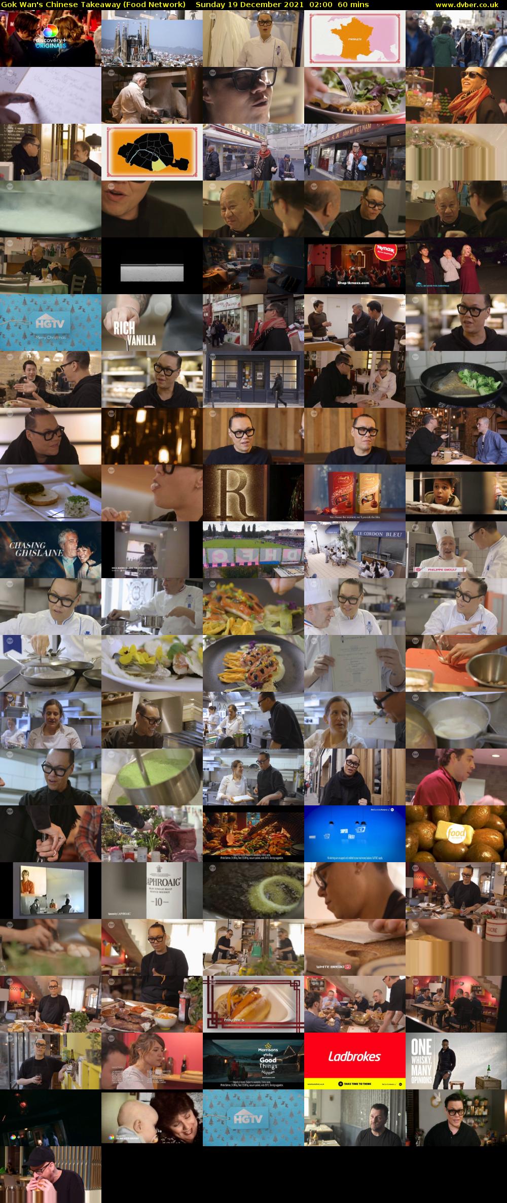 Gok Wan's Chinese Takeaway (Food Network) Sunday 19 December 2021 02:00 - 03:00