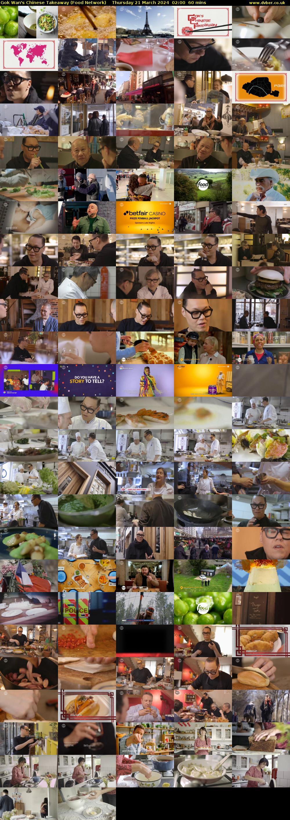 Gok Wan's Chinese Takeaway (Food Network) Thursday 21 March 2024 02:00 - 03:00