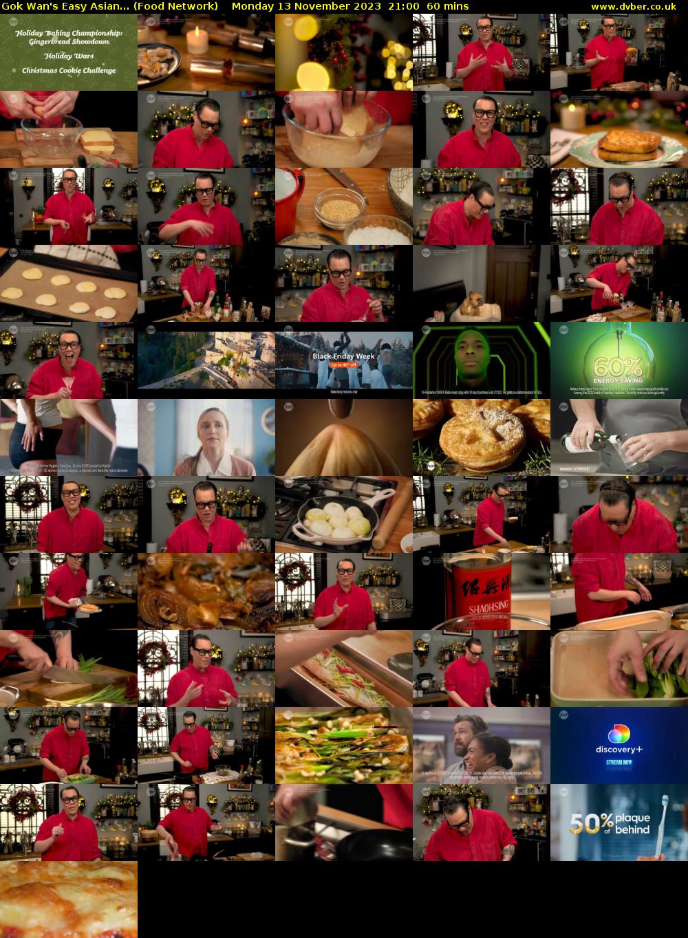 Gok Wan's Easy Asian... (Food Network) Monday 13 November 2023 21:00 - 22:00