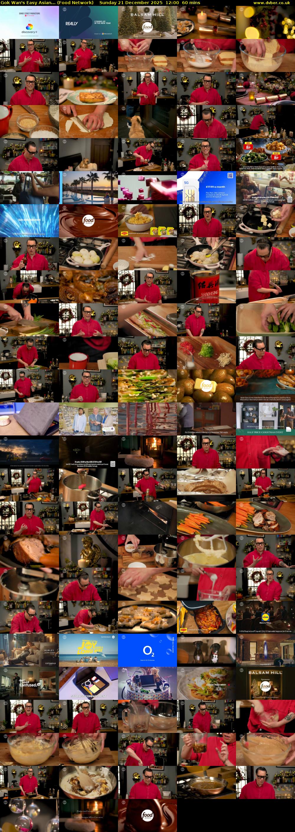 Gok Wan's Easy Asian... (Food Network) Sunday 21 December 2025 12:00 - 13:00