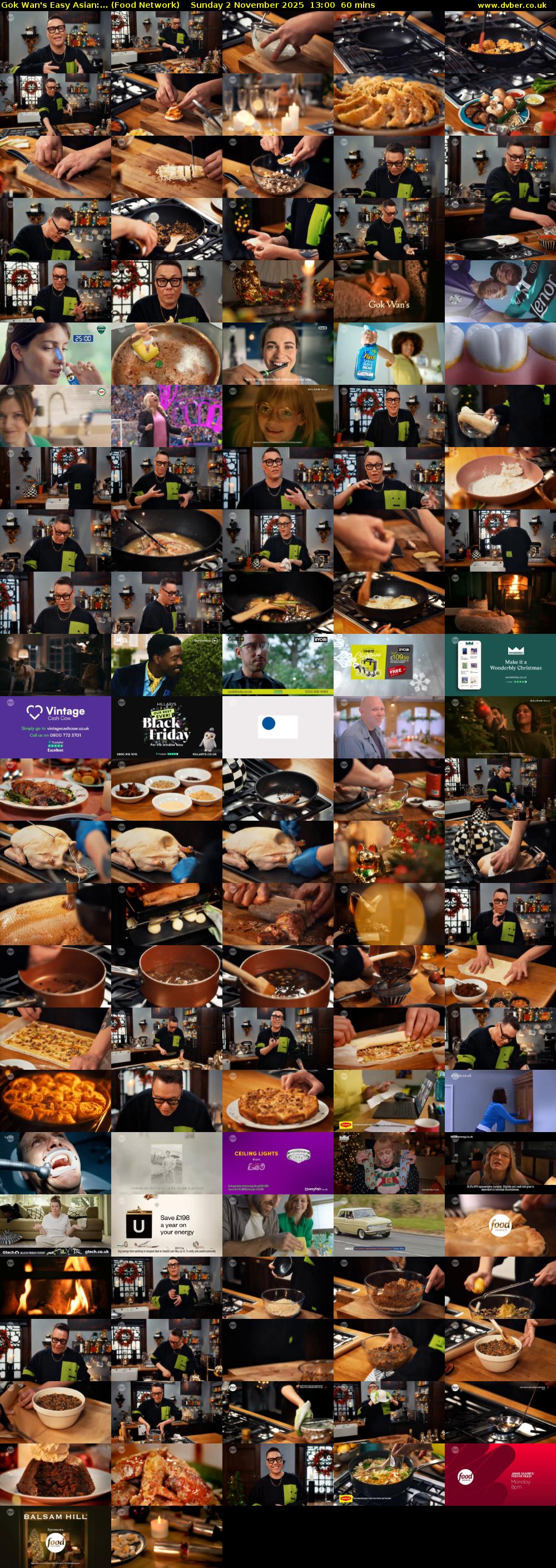 Gok Wan's Easy Asian:... (Food Network) Sunday 2 November 2025 13:00 - 14:00