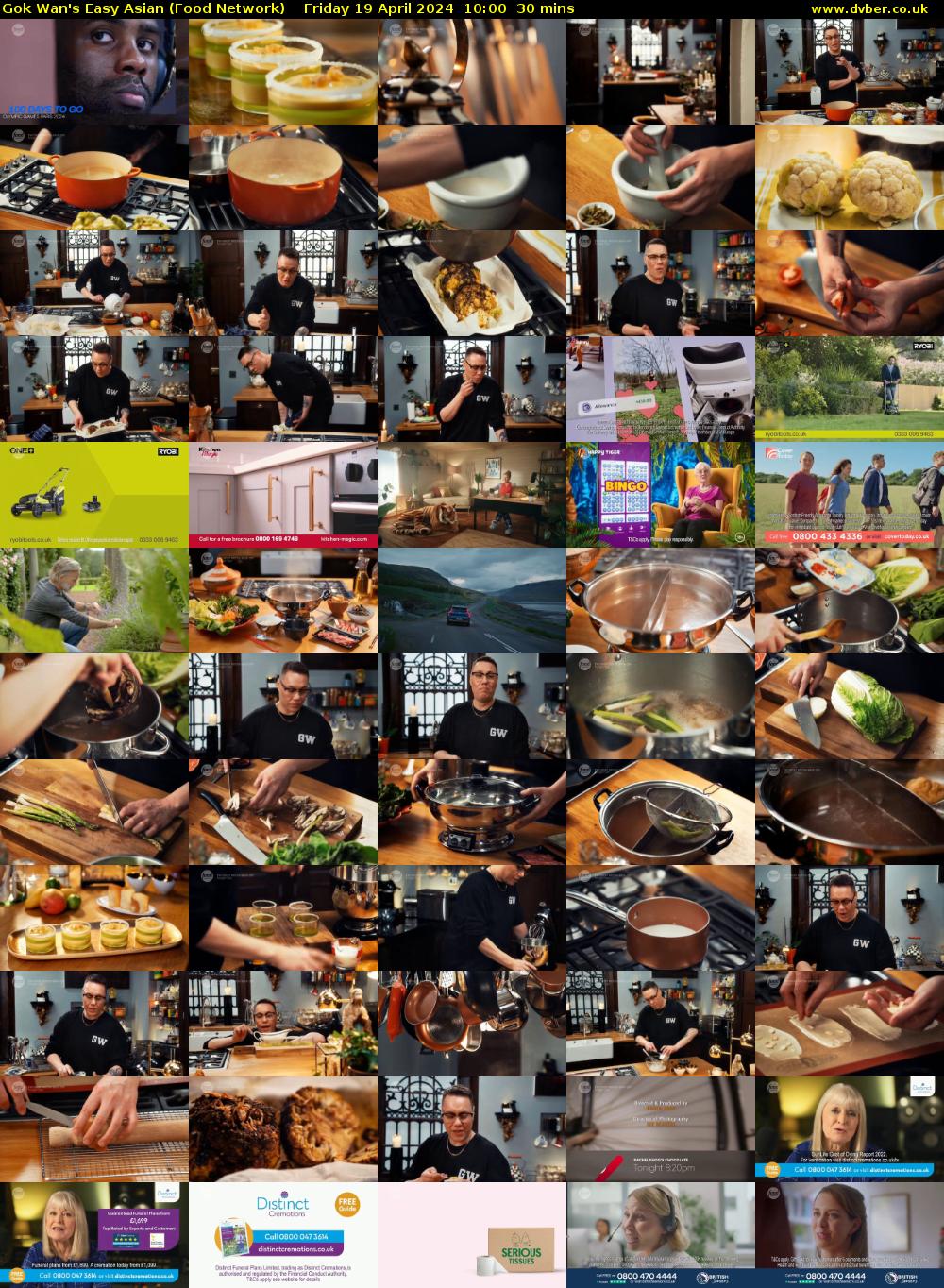 Gok Wan's Easy Asian (Food Network) Friday 19 April 2024 10:00 - 10:30