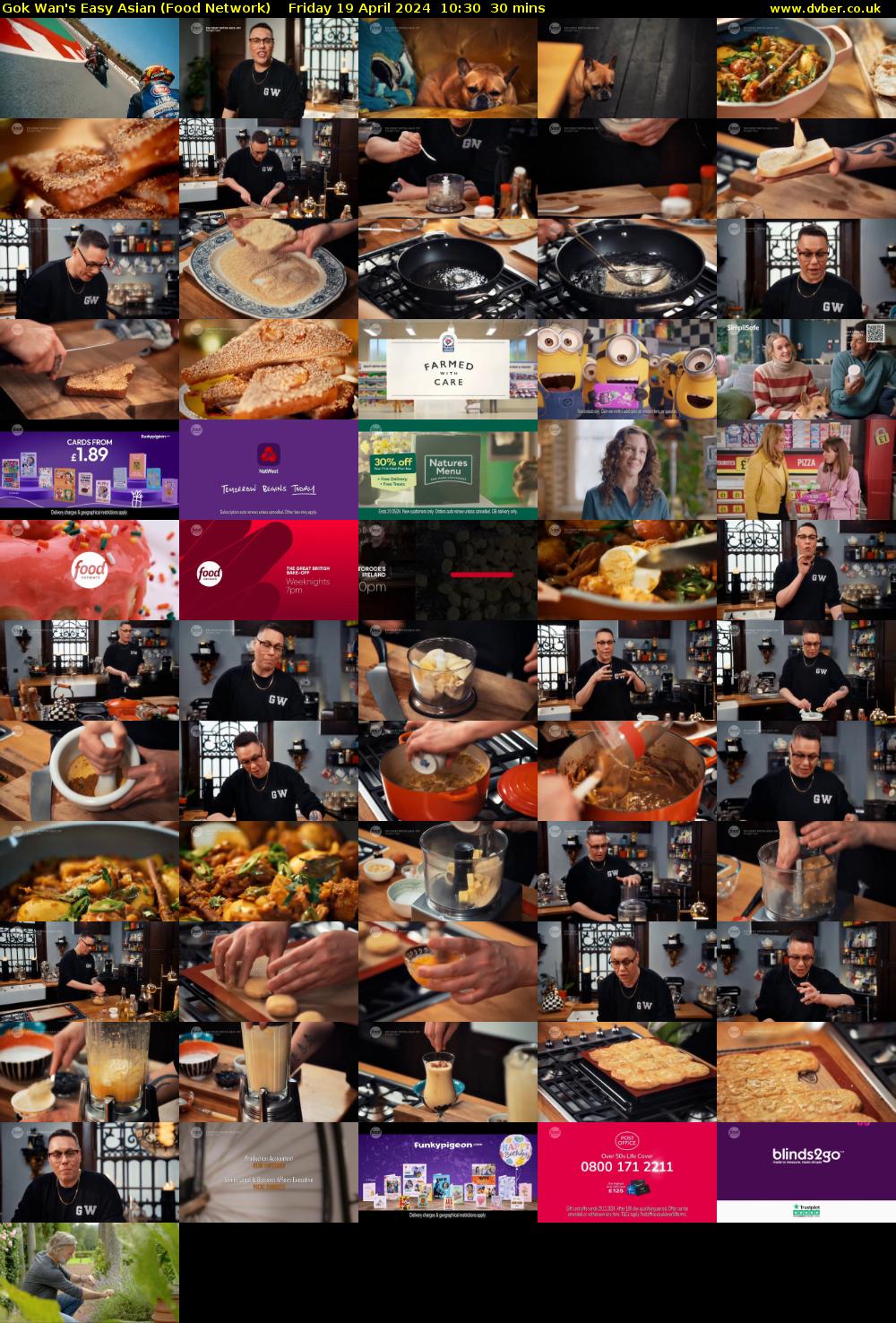 Gok Wan's Easy Asian (Food Network) Friday 19 April 2024 10:30 - 11:00