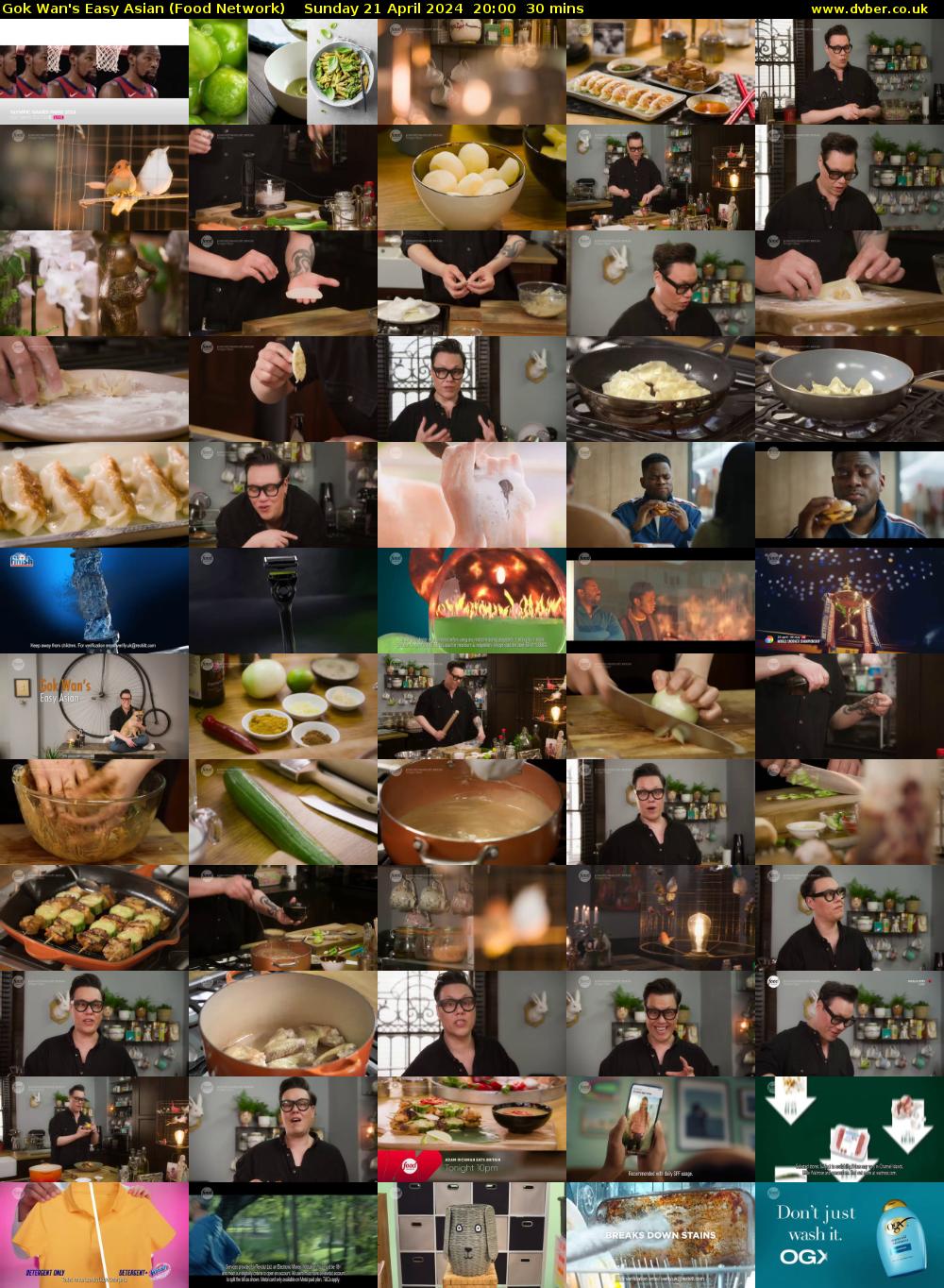 Gok Wan's Easy Asian (Food Network) Sunday 21 April 2024 20:00 - 20:30