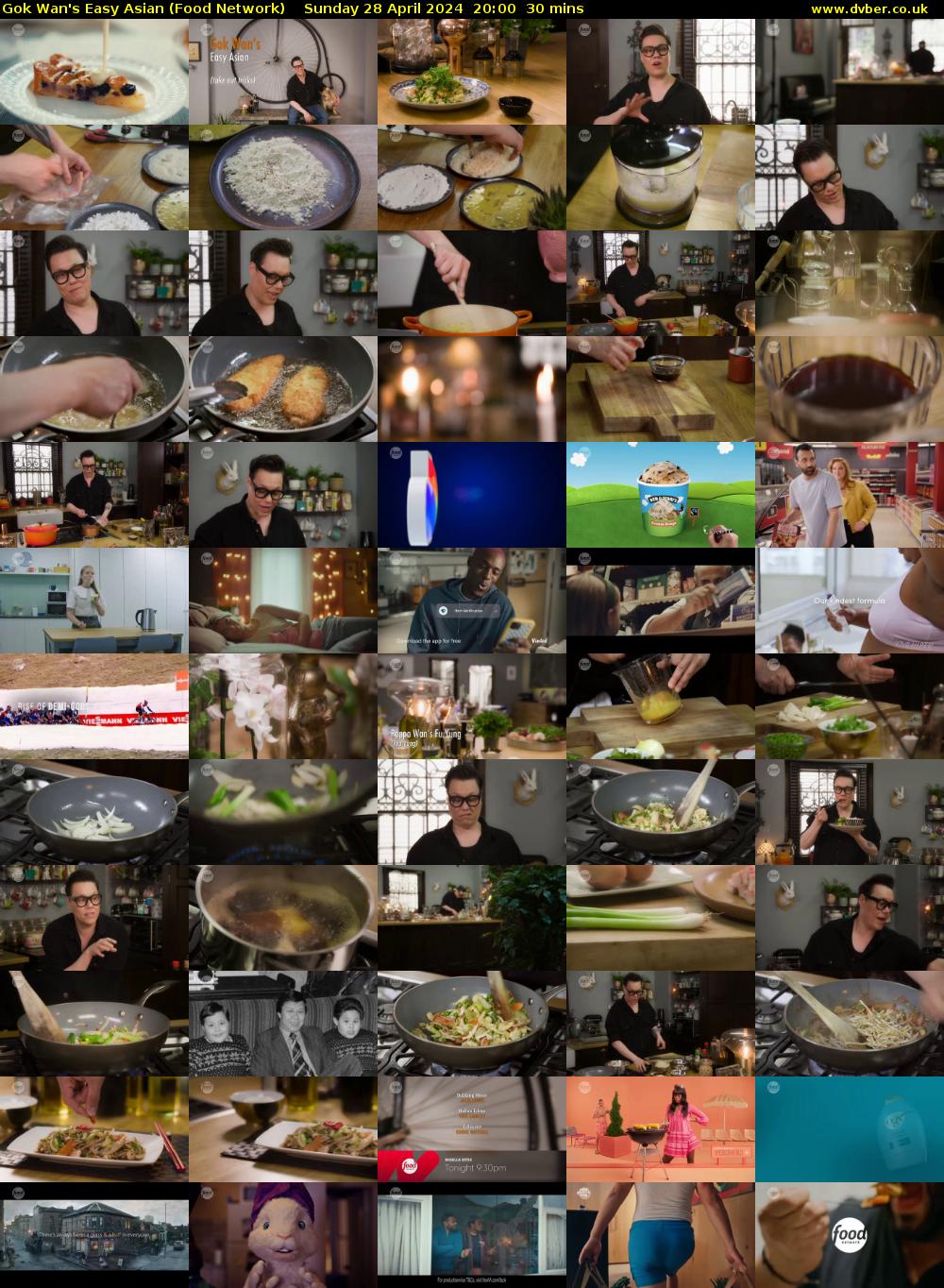 Gok Wan's Easy Asian (Food Network) Sunday 28 April 2024 20:00 - 20:30