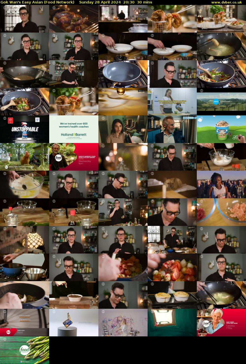 Gok Wan's Easy Asian (Food Network) Sunday 28 April 2024 20:30 - 21:00