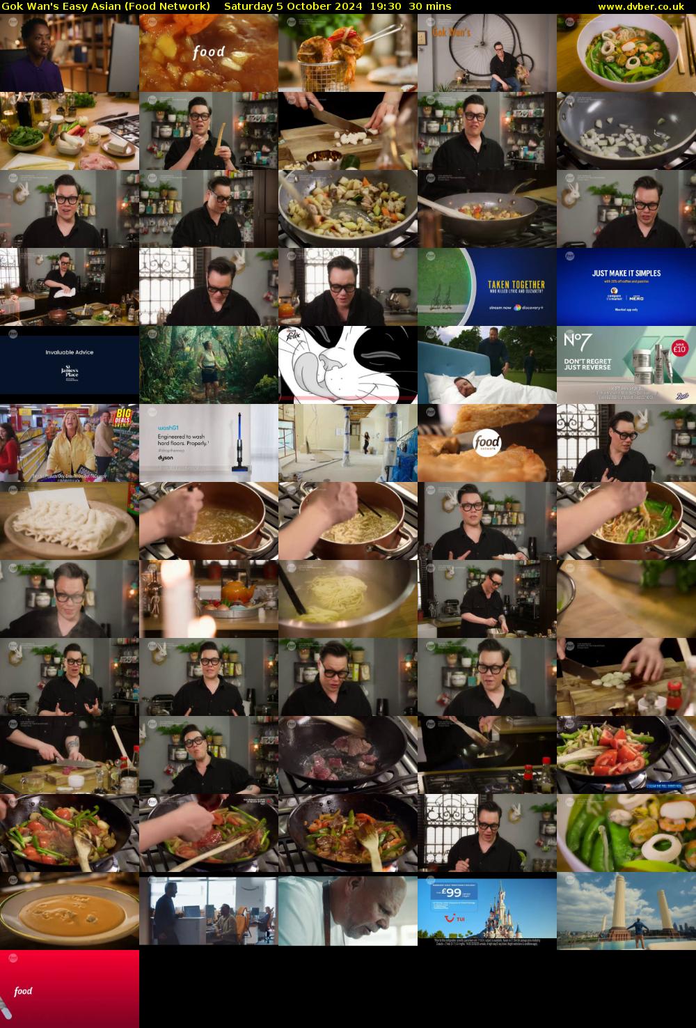 Gok Wan's Easy Asian (Food Network) Saturday 5 October 2024 19:30 - 20:00