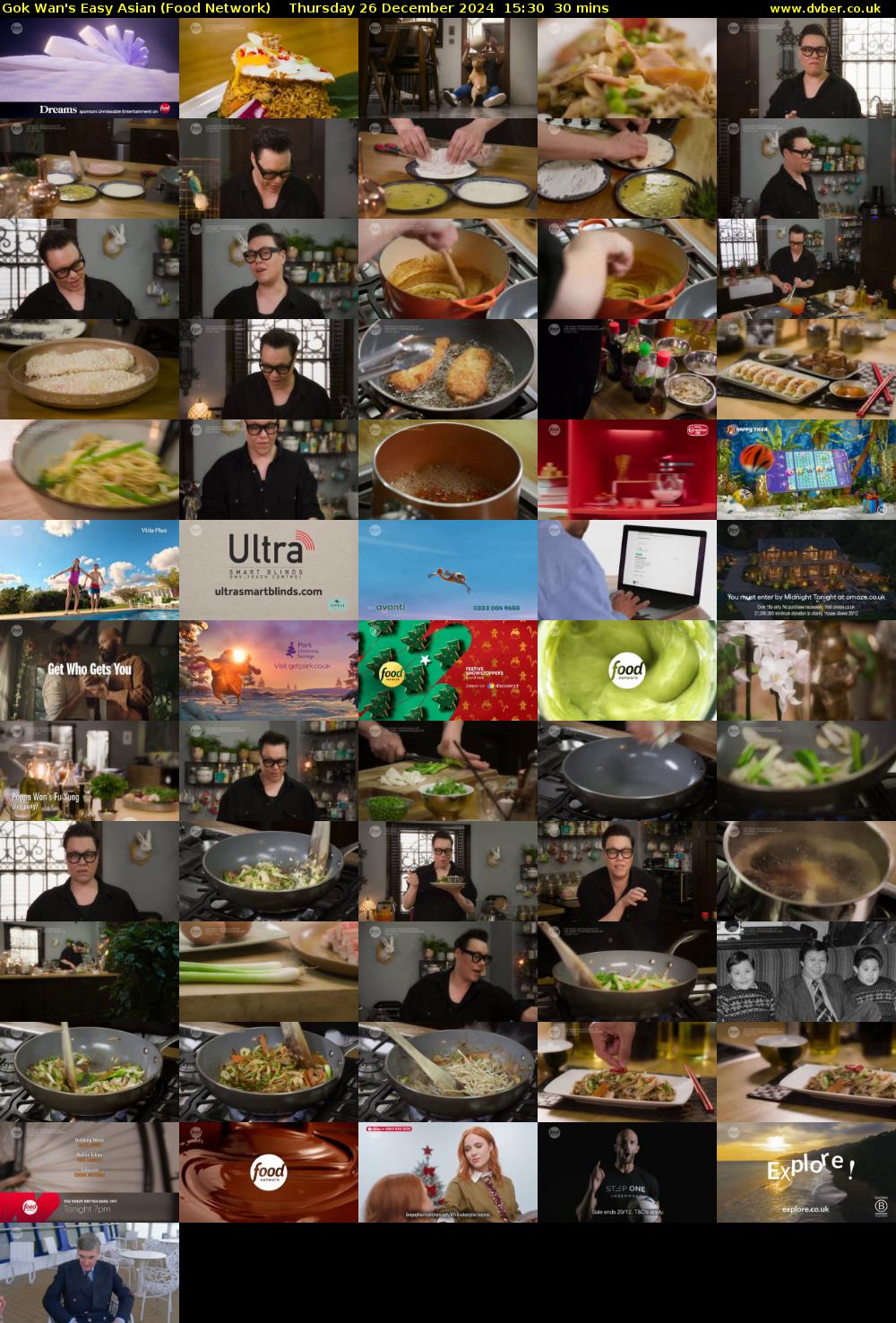 Gok Wan's Easy Asian (Food Network) Thursday 26 December 2024 15:30 - 16:00