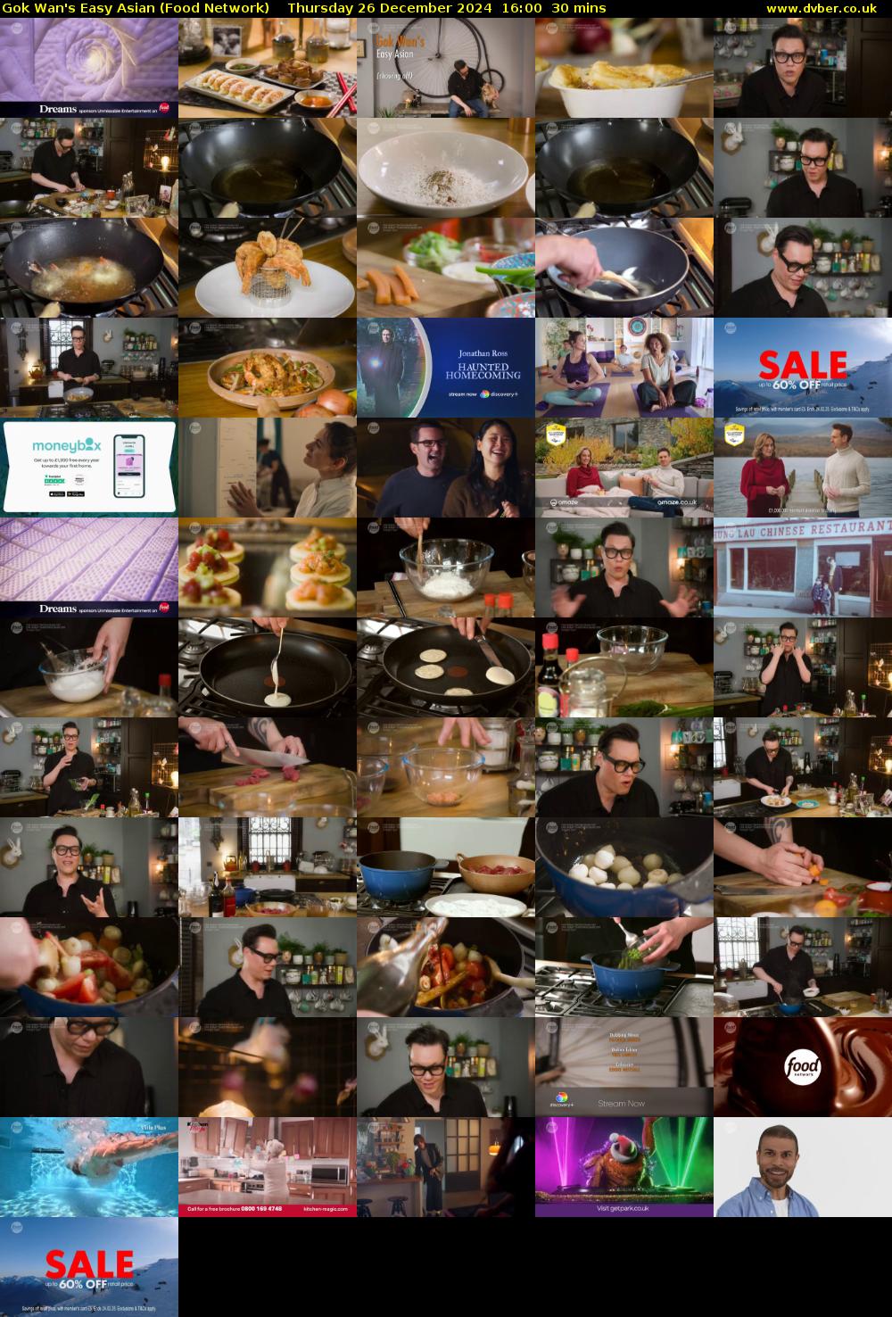 Gok Wan's Easy Asian (Food Network) Thursday 26 December 2024 16:00 - 16:30