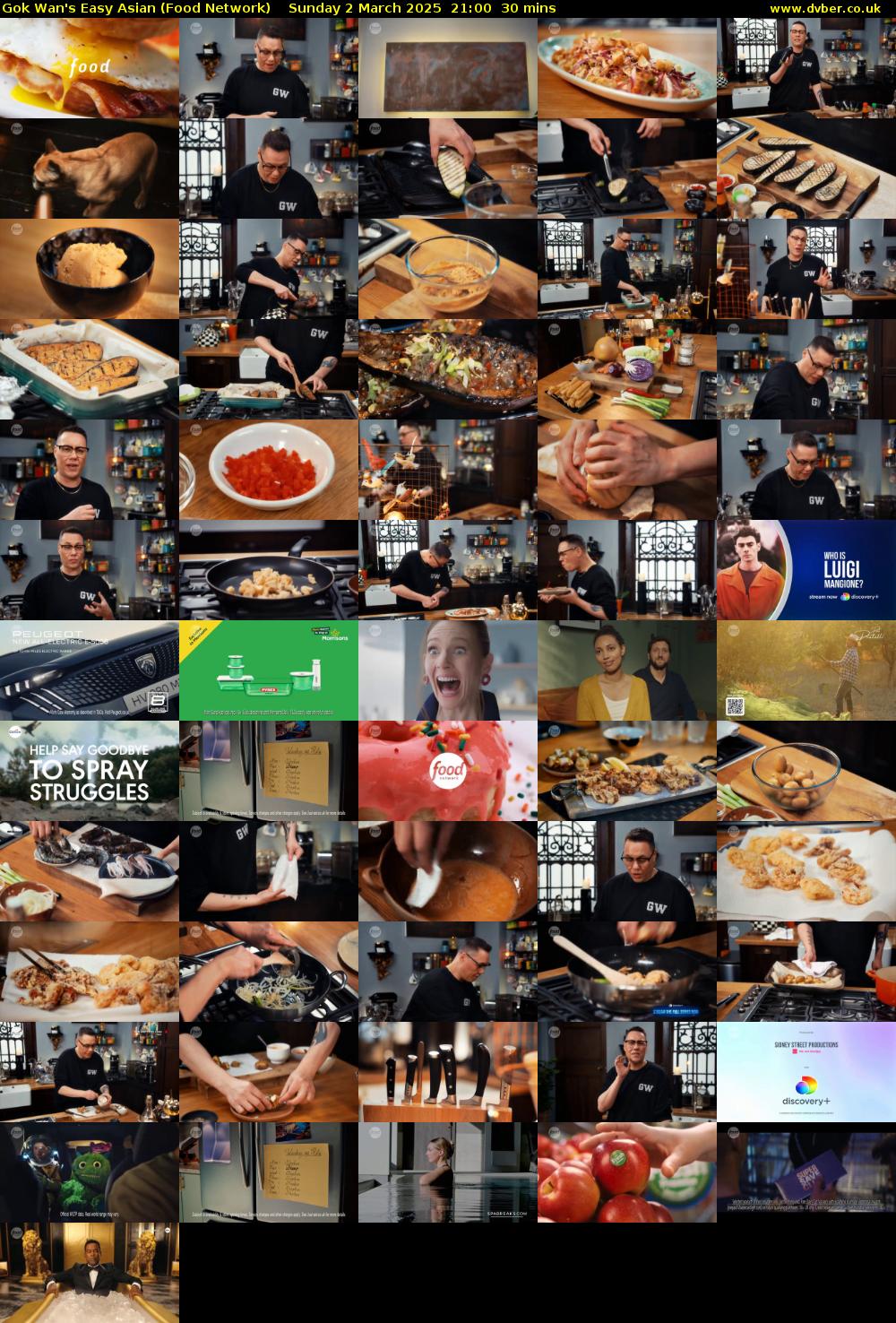 Gok Wan's Easy Asian (Food Network) Sunday 2 March 2025 21:00 - 21:30