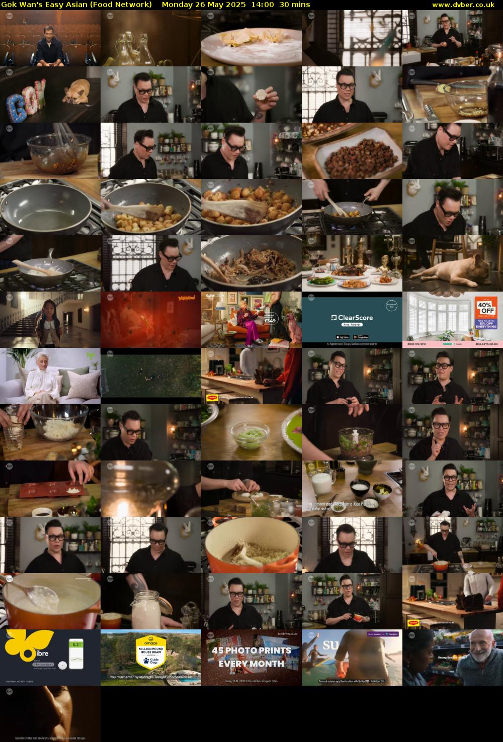 Gok Wan's Easy Asian (Food Network) Monday 26 May 2025 14:00 - 14:30