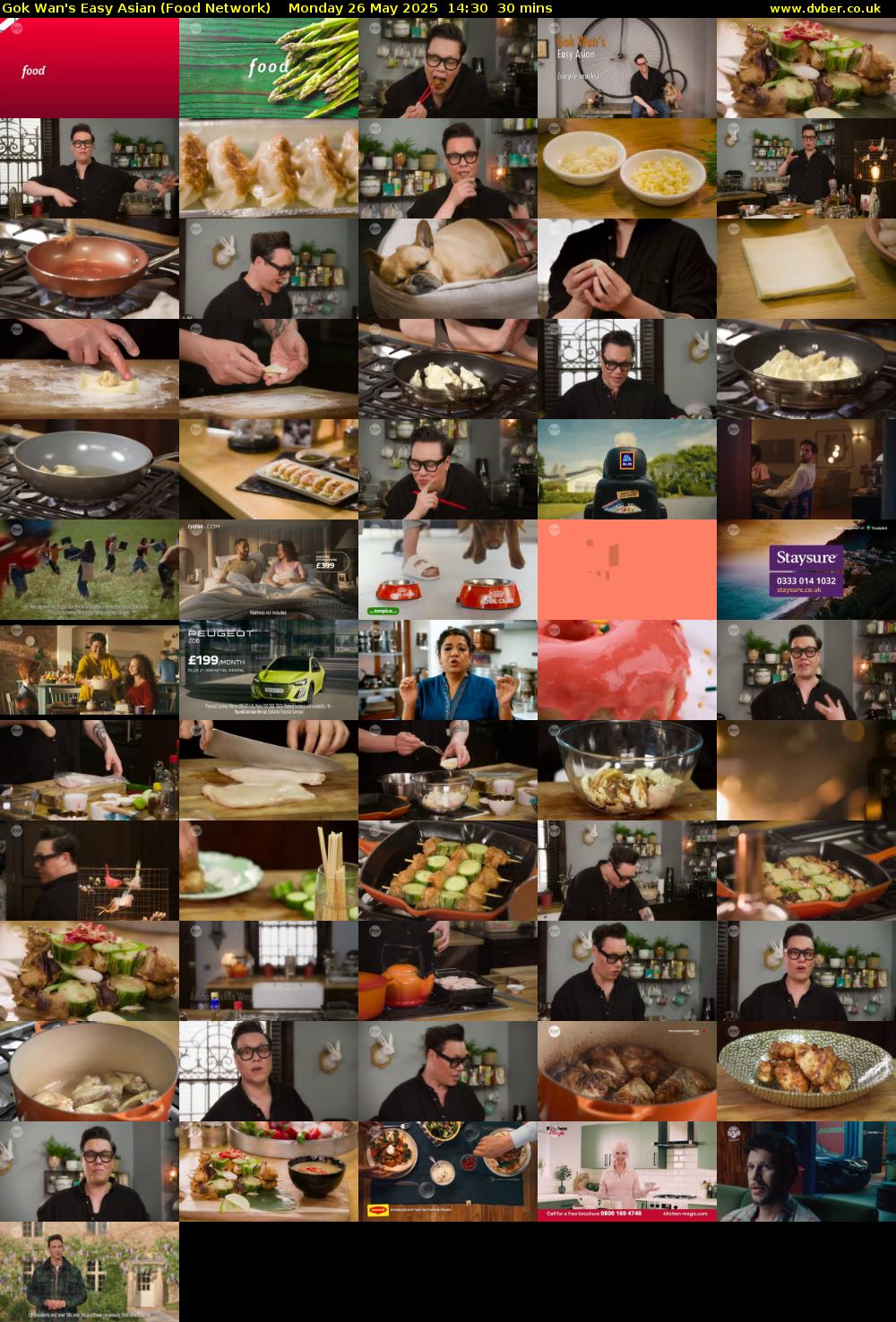 Gok Wan's Easy Asian (Food Network) Monday 26 May 2025 14:30 - 15:00