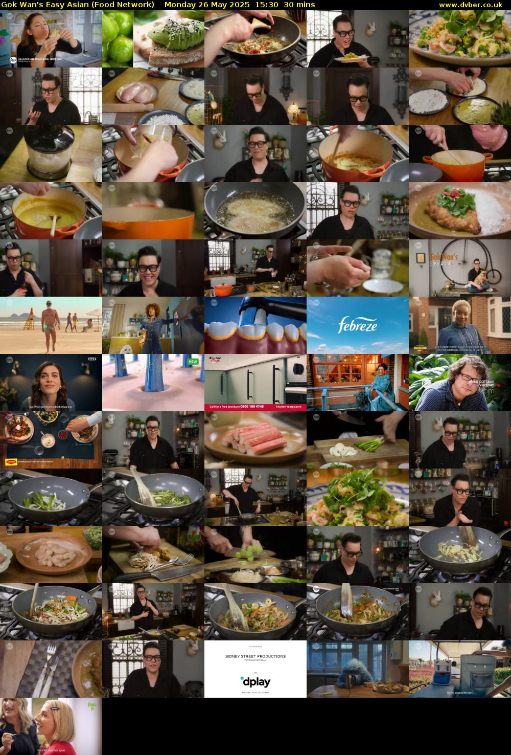 Gok Wan's Easy Asian (Food Network) Monday 26 May 2025 15:30 - 16:00