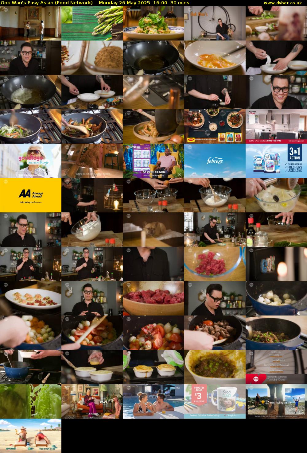 Gok Wan's Easy Asian (Food Network) Monday 26 May 2025 16:00 - 16:30