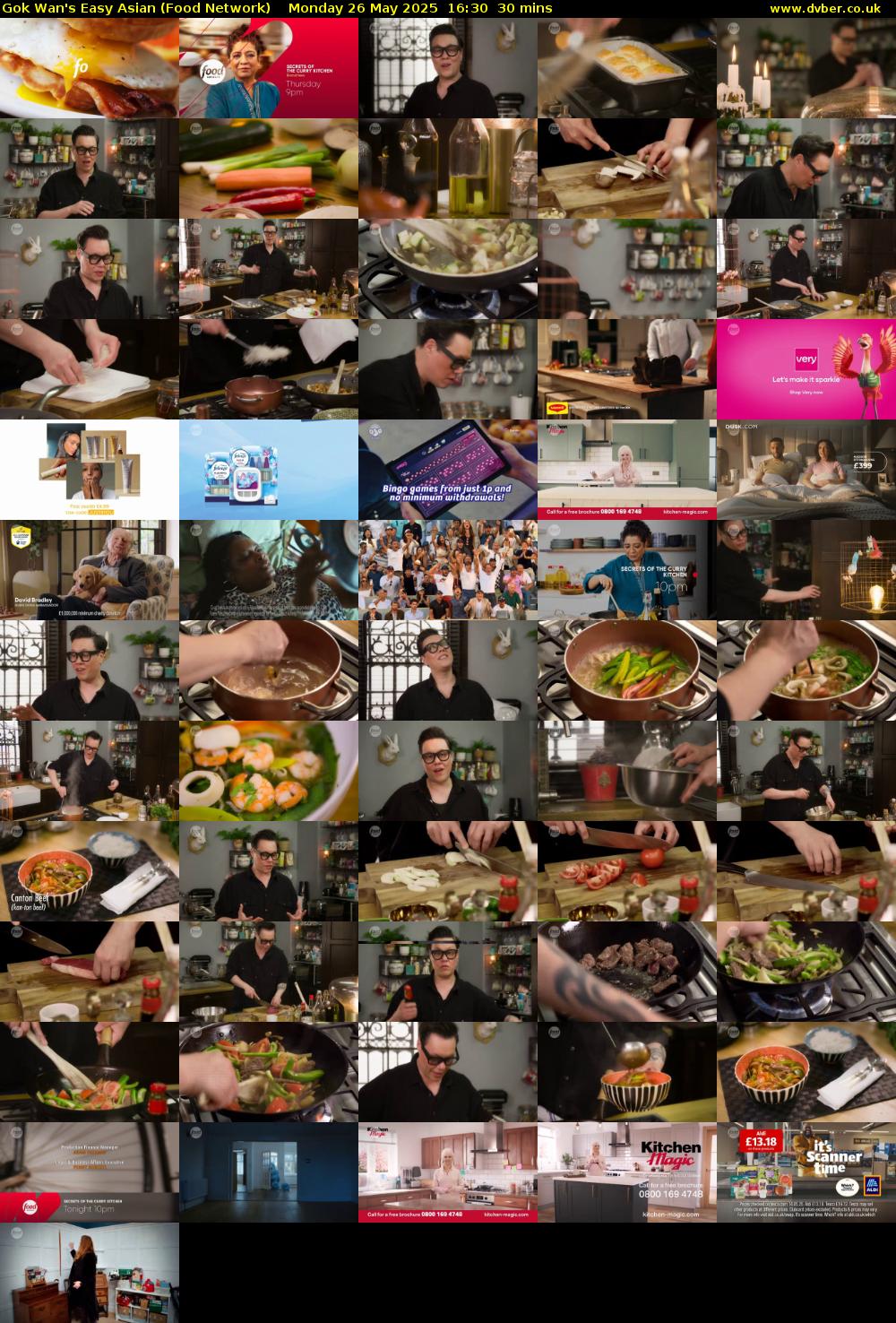 Gok Wan's Easy Asian (Food Network) Monday 26 May 2025 16:30 - 17:00
