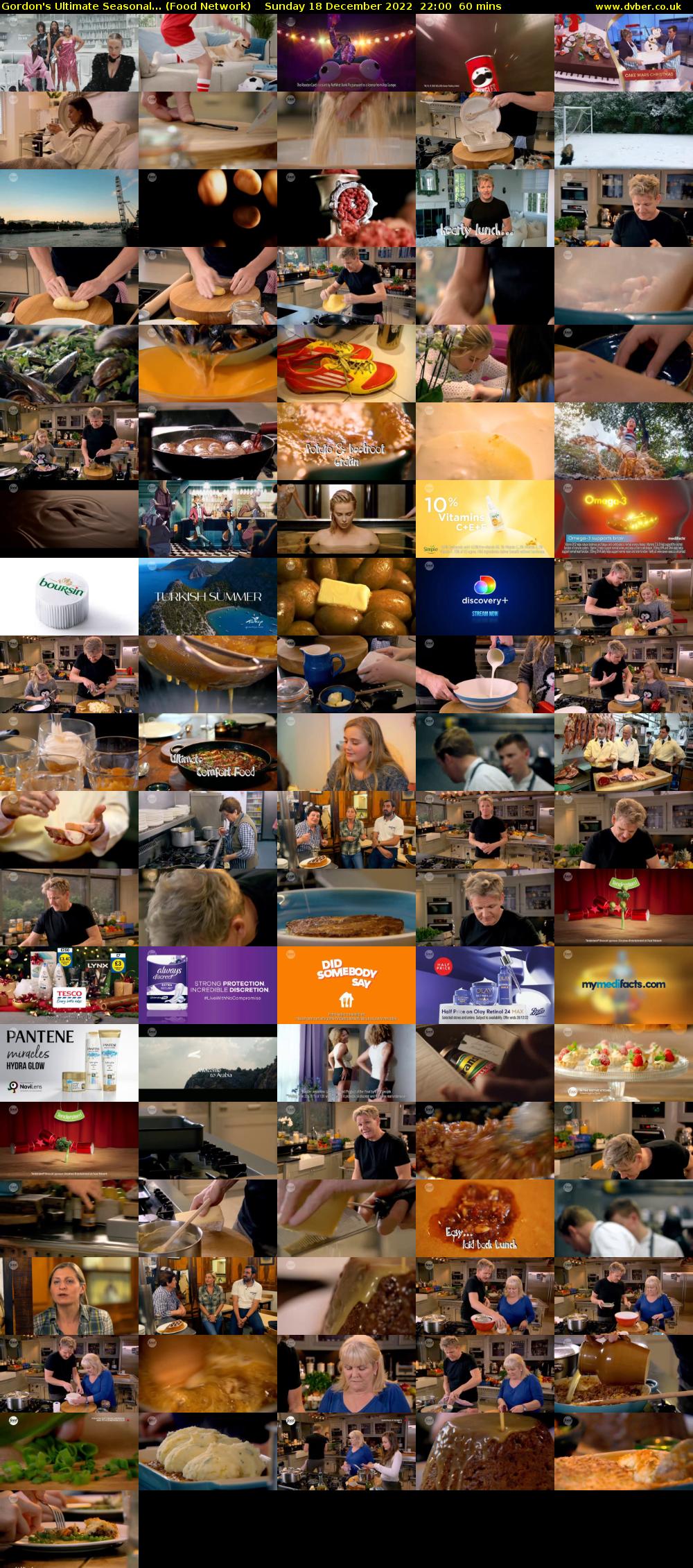 Gordon's Ultimate Seasonal... (Food Network) Sunday 18 December 2022 22:00 - 23:00