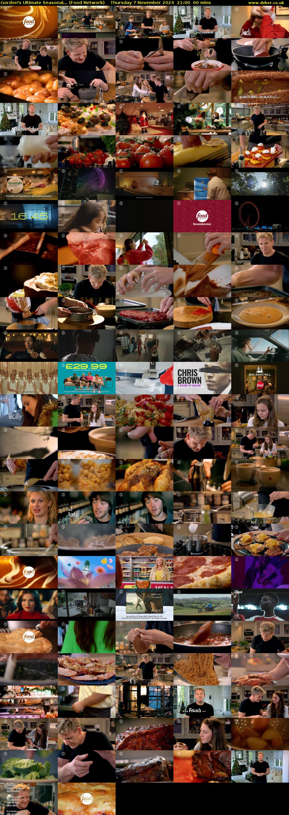 Gordon's Ultimate Seasonal... (Food Network) Thursday 7 November 2024 21:00 - 22:00