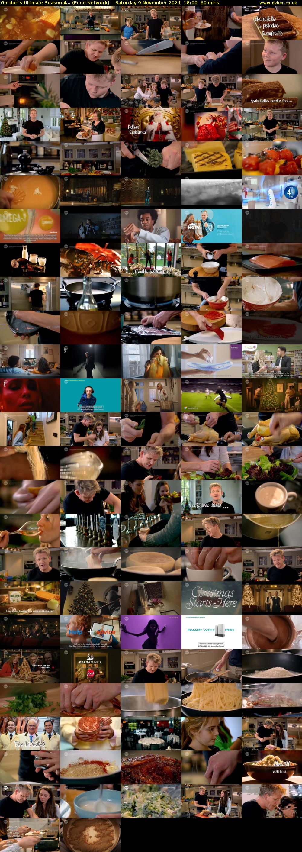 Gordon's Ultimate Seasonal... (Food Network) Saturday 9 November 2024 18:00 - 19:00