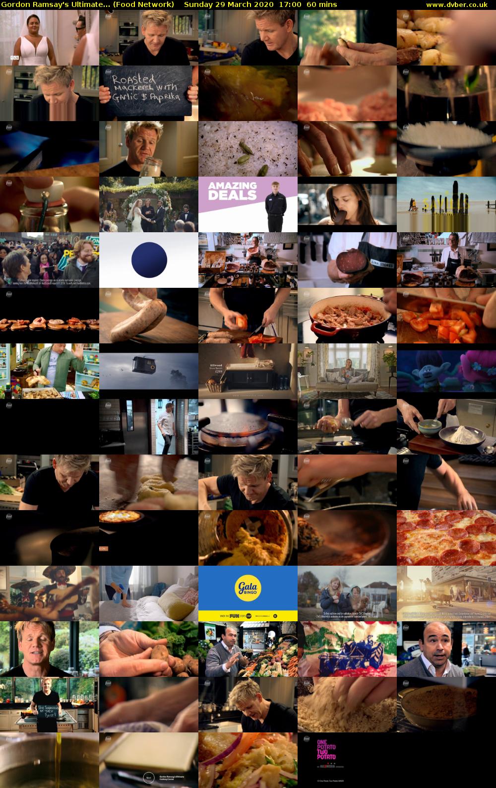 Gordon Ramsay's Ultimate... (Food Network) Sunday 29 March 2020 17:00 - 18:00