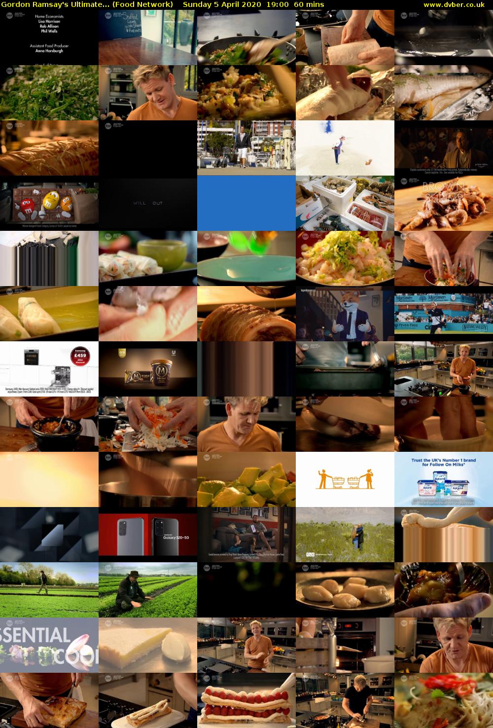 Gordon Ramsay's Ultimate... (Food Network) Sunday 5 April 2020 19:00 - 20:00