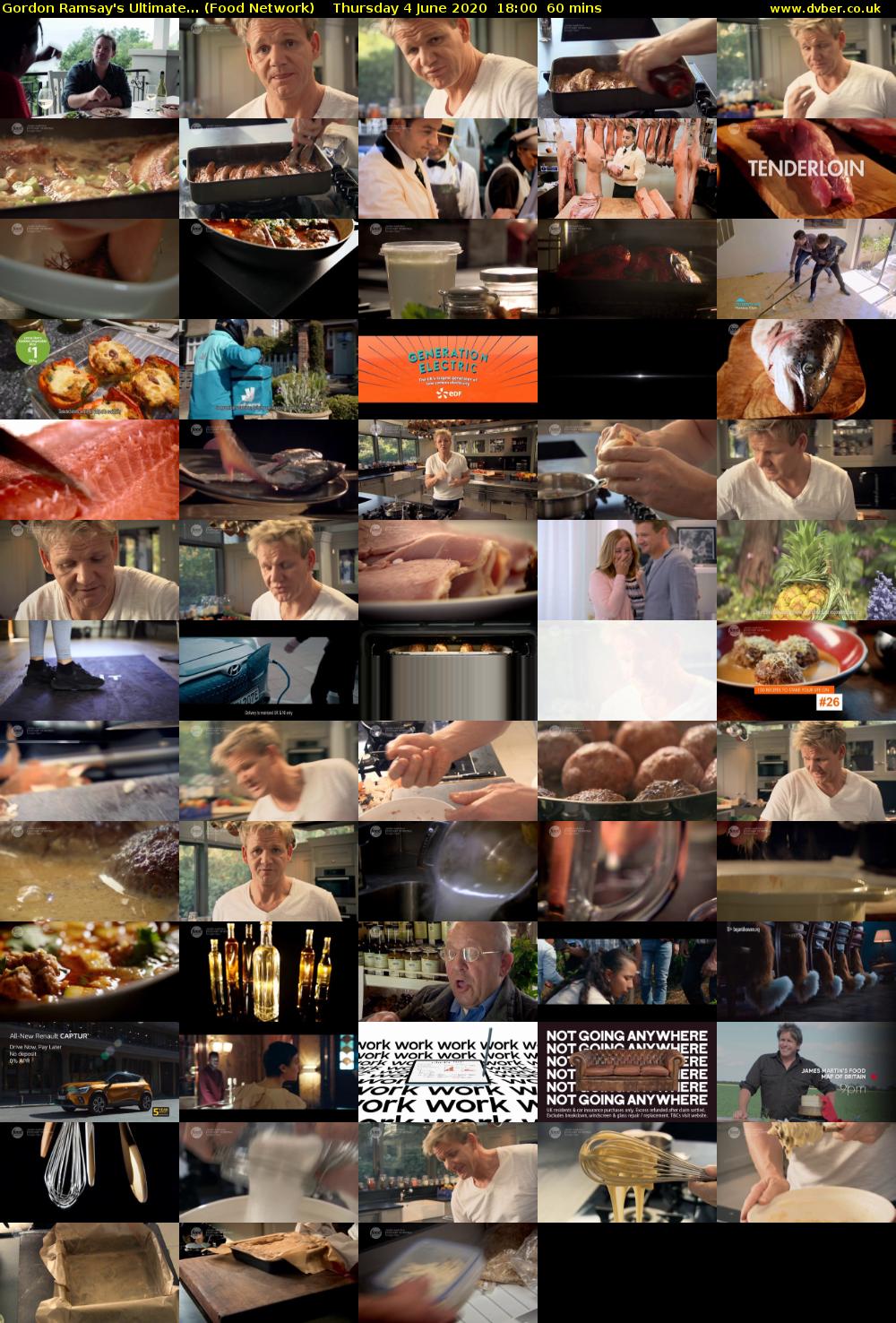 Gordon Ramsay's Ultimate... (Food Network) Thursday 4 June 2020 18:00 - 19:00
