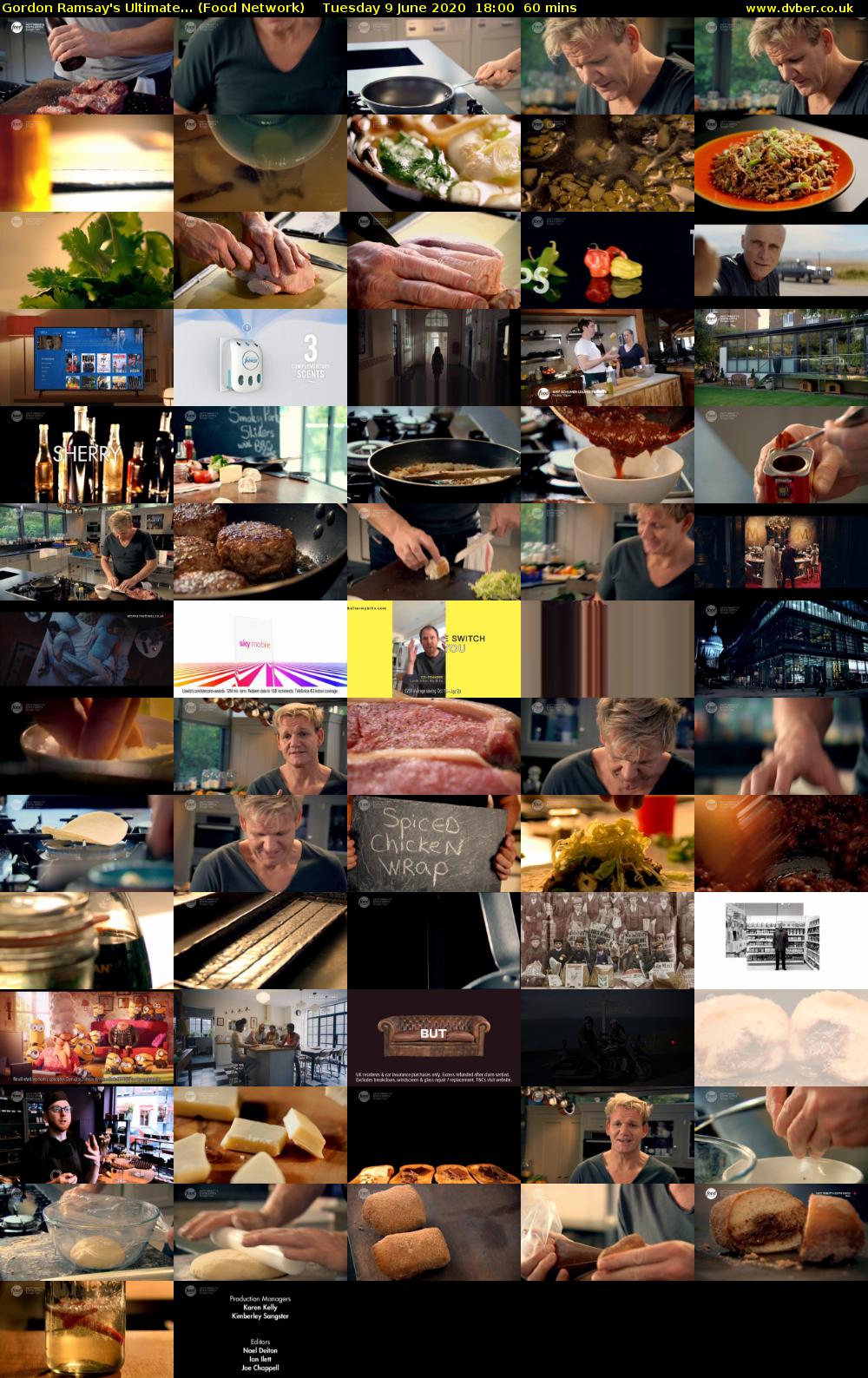 Gordon Ramsay's Ultimate... (Food Network) Tuesday 9 June 2020 18:00 - 19:00