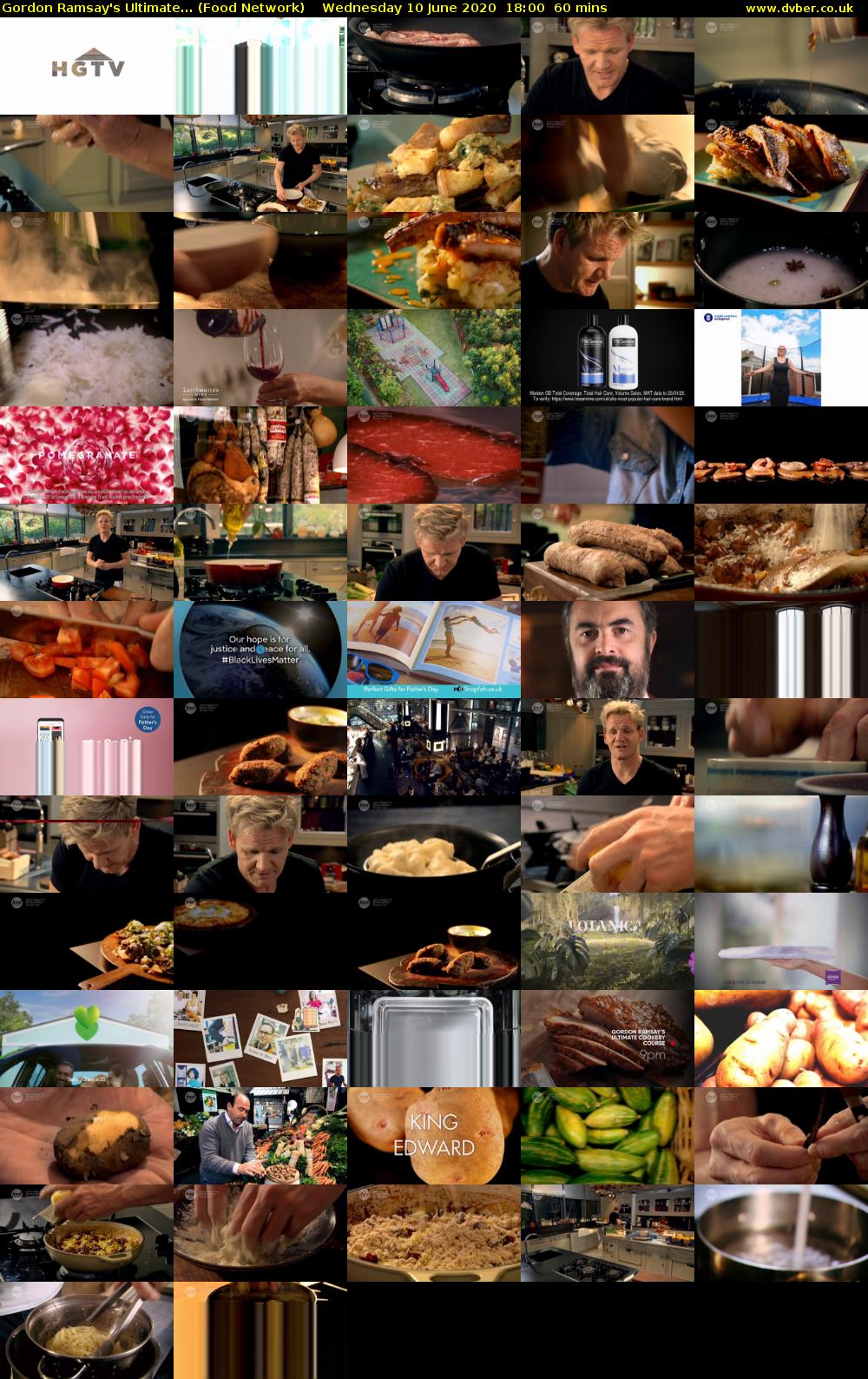 Gordon Ramsay's Ultimate... (Food Network) Wednesday 10 June 2020 18:00 - 19:00
