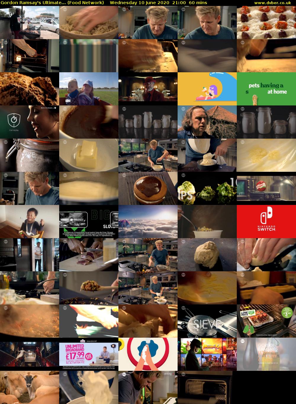 Gordon Ramsay's Ultimate... (Food Network) Wednesday 10 June 2020 21:00 - 22:00