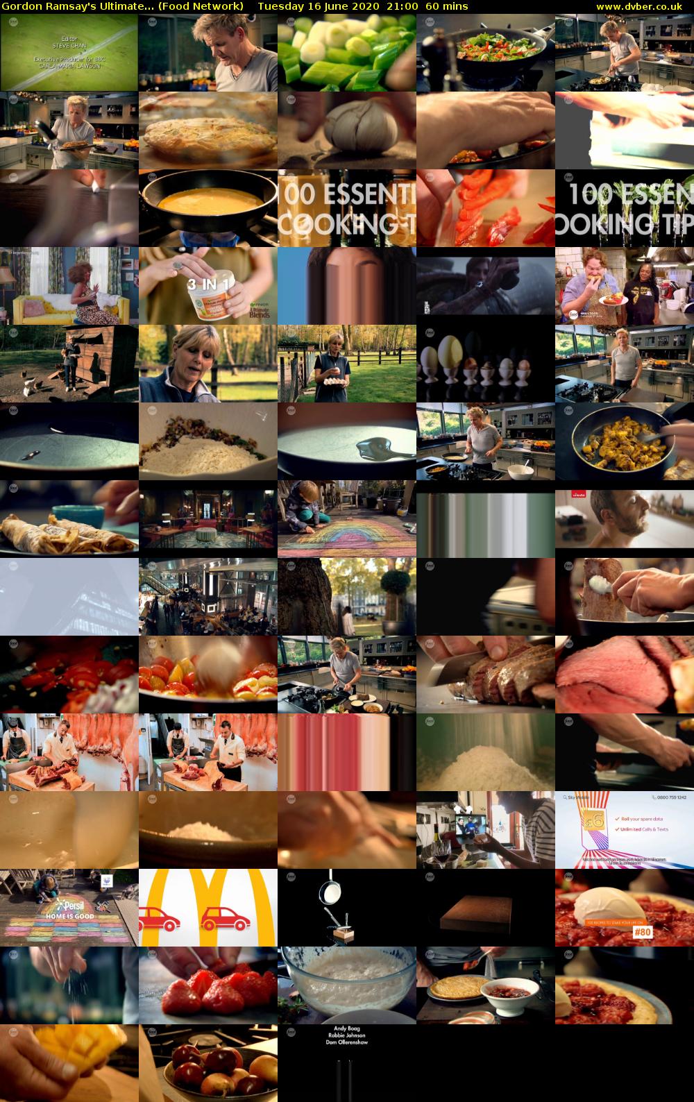 Gordon Ramsay's Ultimate... (Food Network) Tuesday 16 June 2020 21:00 - 22:00