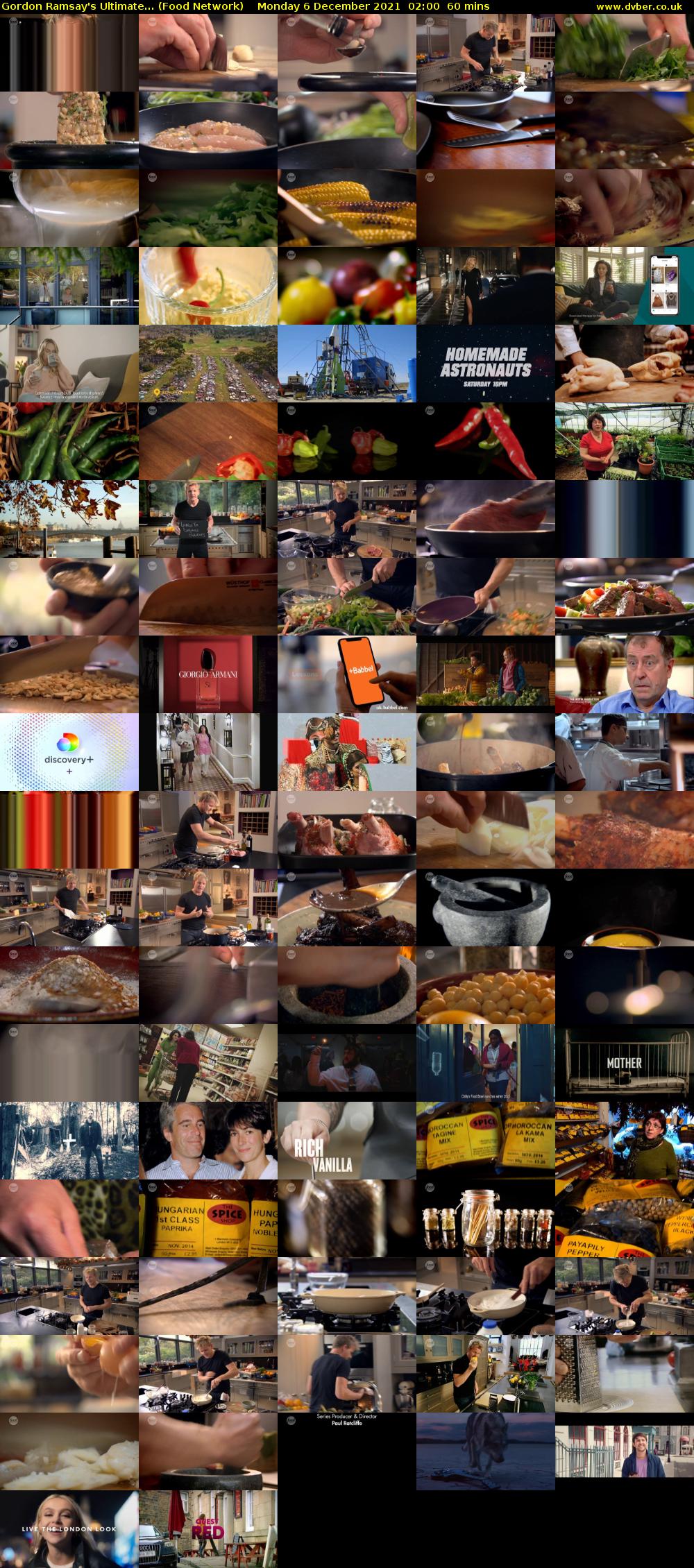 Gordon Ramsay's Ultimate... (Food Network) Monday 6 December 2021 02:00 - 03:00