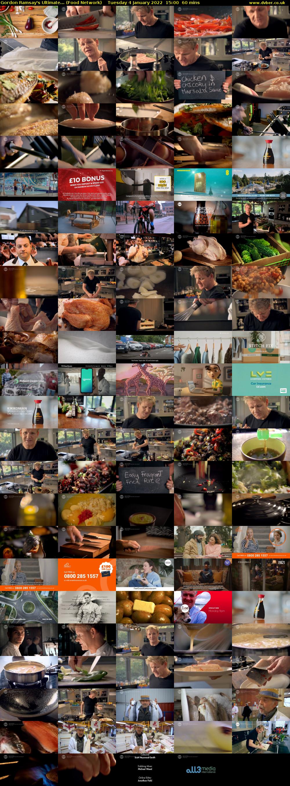 Gordon Ramsay's Ultimate... (Food Network) Tuesday 4 January 2022 15:00 - 16:00